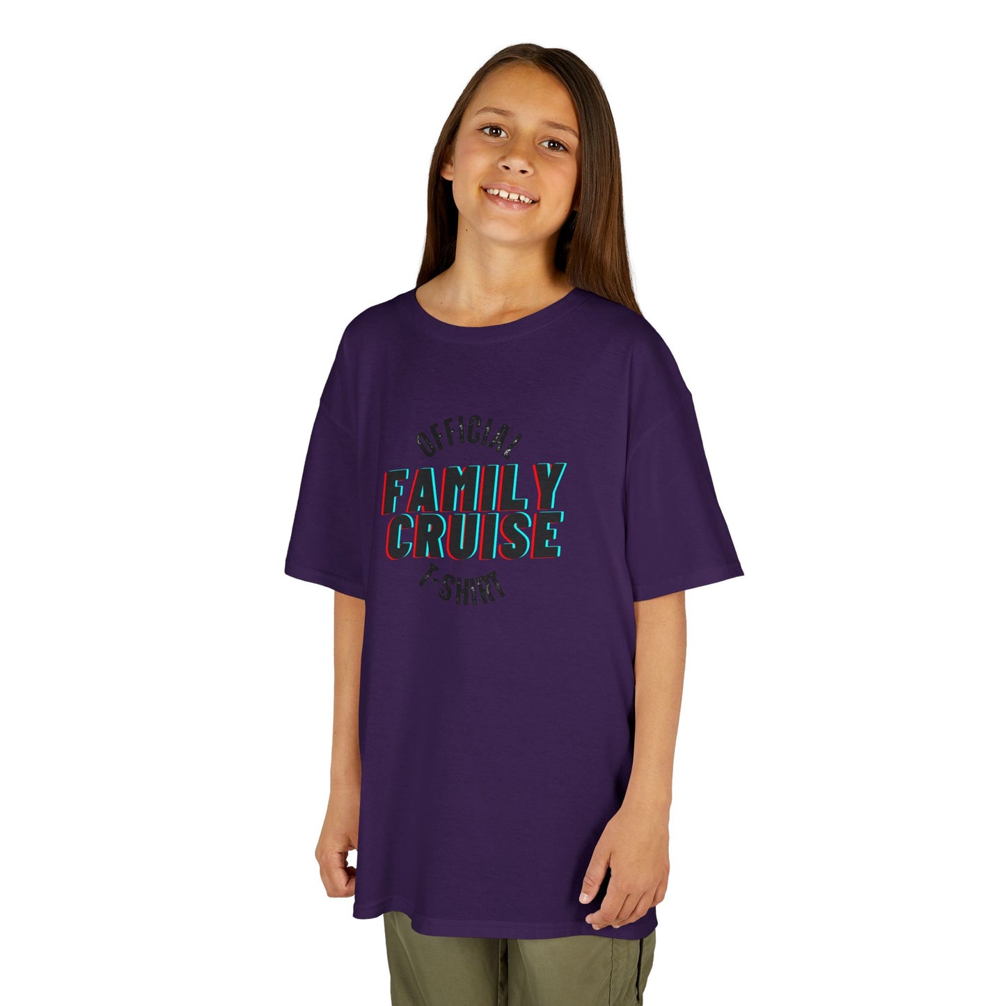 “Official Family Cruise" Kids T-Shirt | 1980s Retro Family Cruise Tee