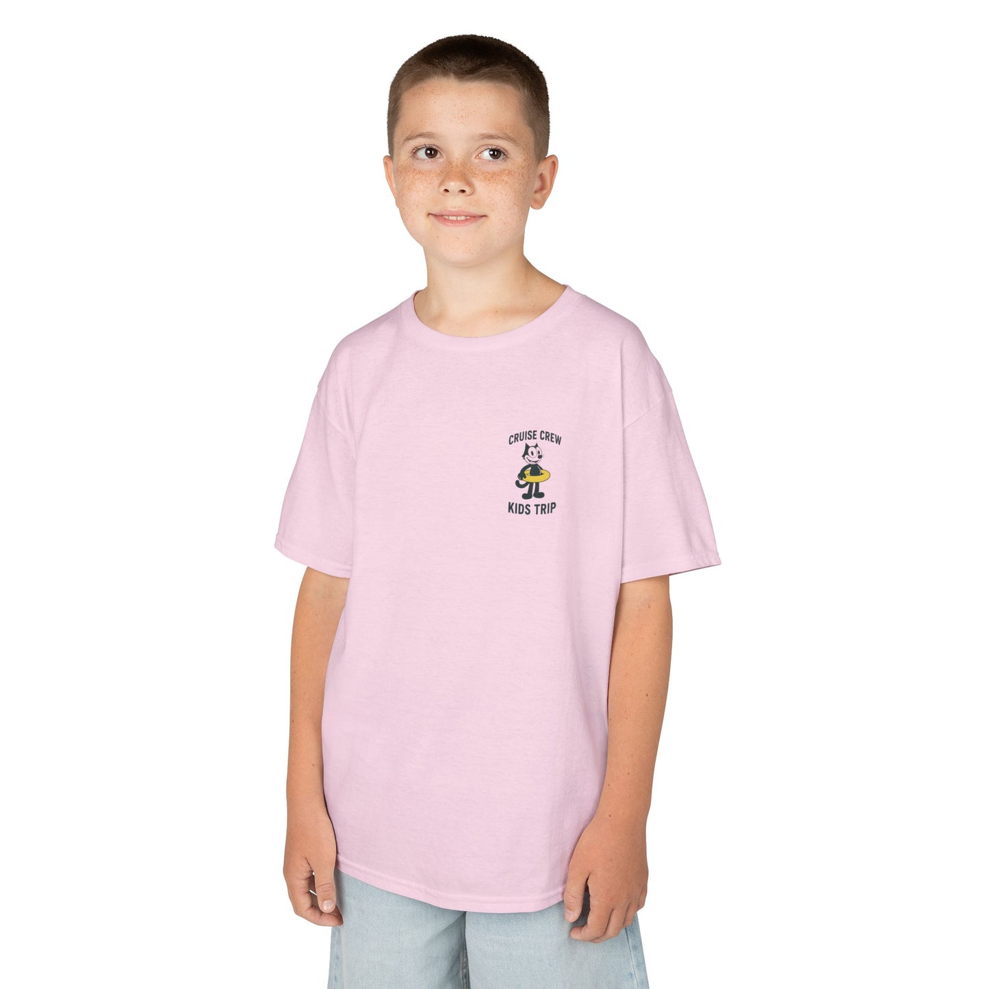 Cruise Crew – Kids Trip Ship Deck Vintage Cartoon T-Shirt (Public Domain Felix the Cat)