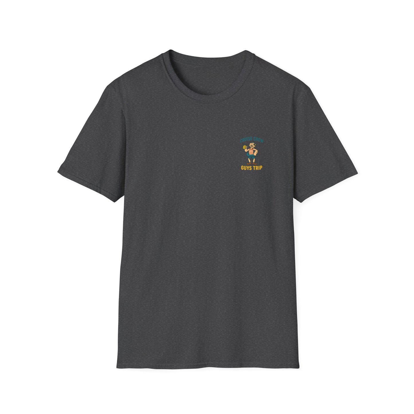 Cruise Crew – Guys Trip Ship Deck Vintage Cartoon T-Shirt (Public Domain Popeye)