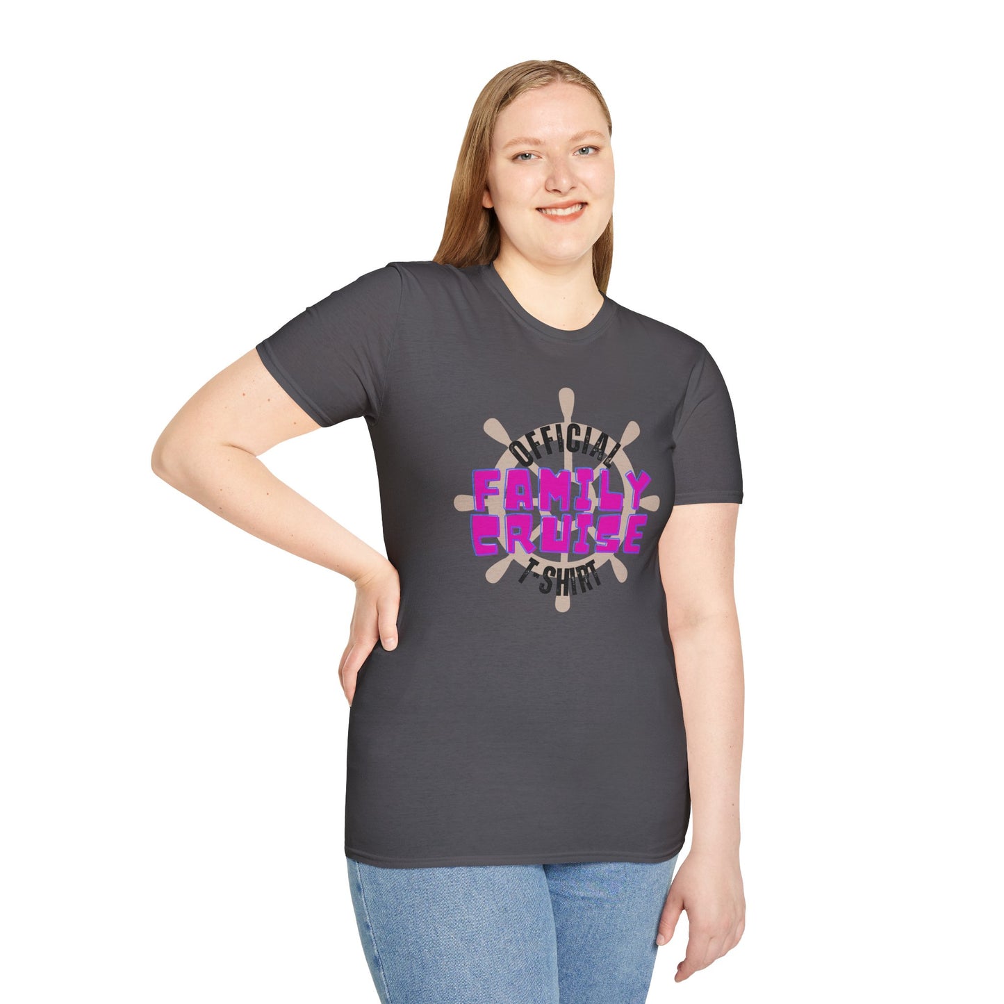 “Official Family Cruise" T-Shirt | 1960s Retro Family Cruise Tee for Groups