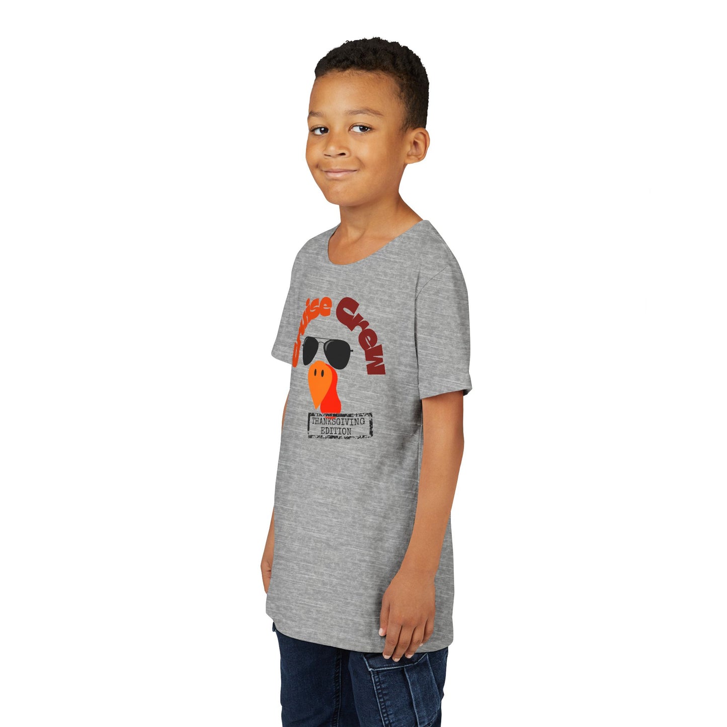 “Cruise Crew Thanksgiving Edition" Kids T-Shirt | Holiday Family Cruise Shirt