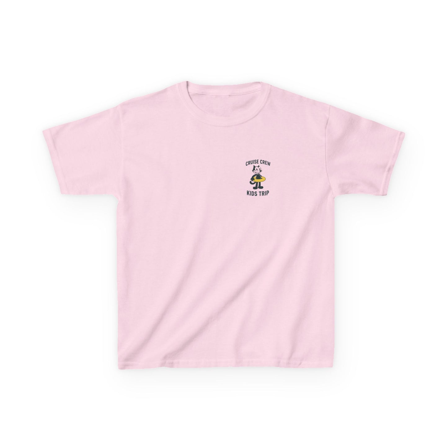 Cruise Crew – Kids Trip Ship Deck Vintage Cartoon T-Shirt (Public Domain Felix the Cat)