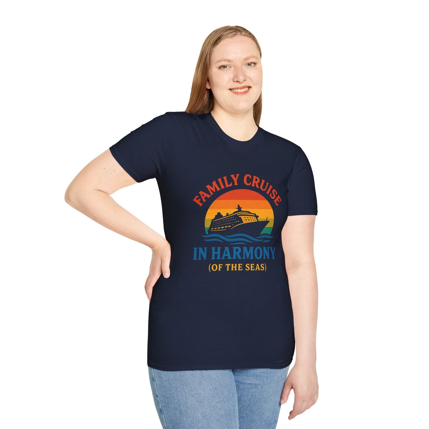 “In Harmony (of the Seas)" Family Cruise T-Shirt | Matching Family Cruise Shirt for Adults