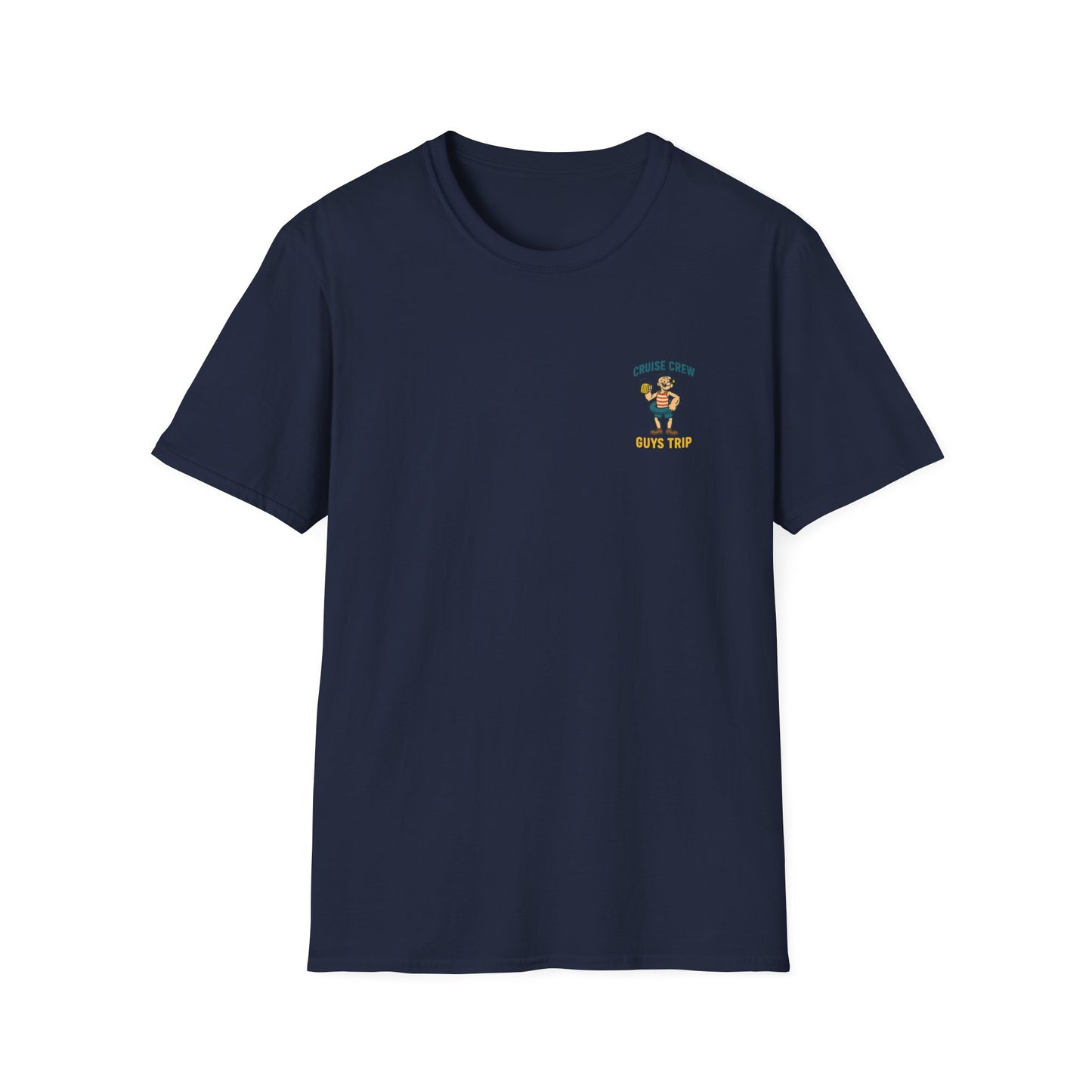 Cruise Crew – Guys Trip Ship Deck Vintage Cartoon T-Shirt (Public Domain Popeye)