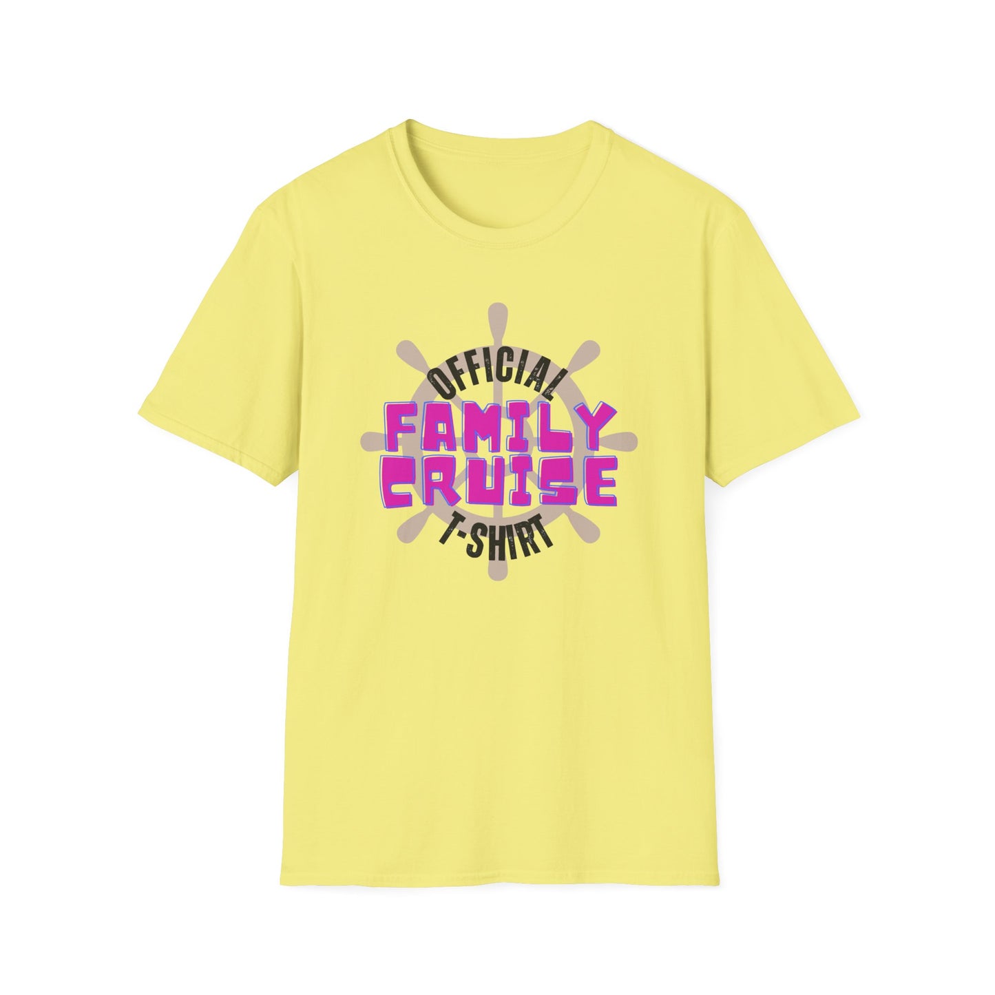 “Official Family Cruise" T-Shirt | 1960s Retro Family Cruise Tee for Groups