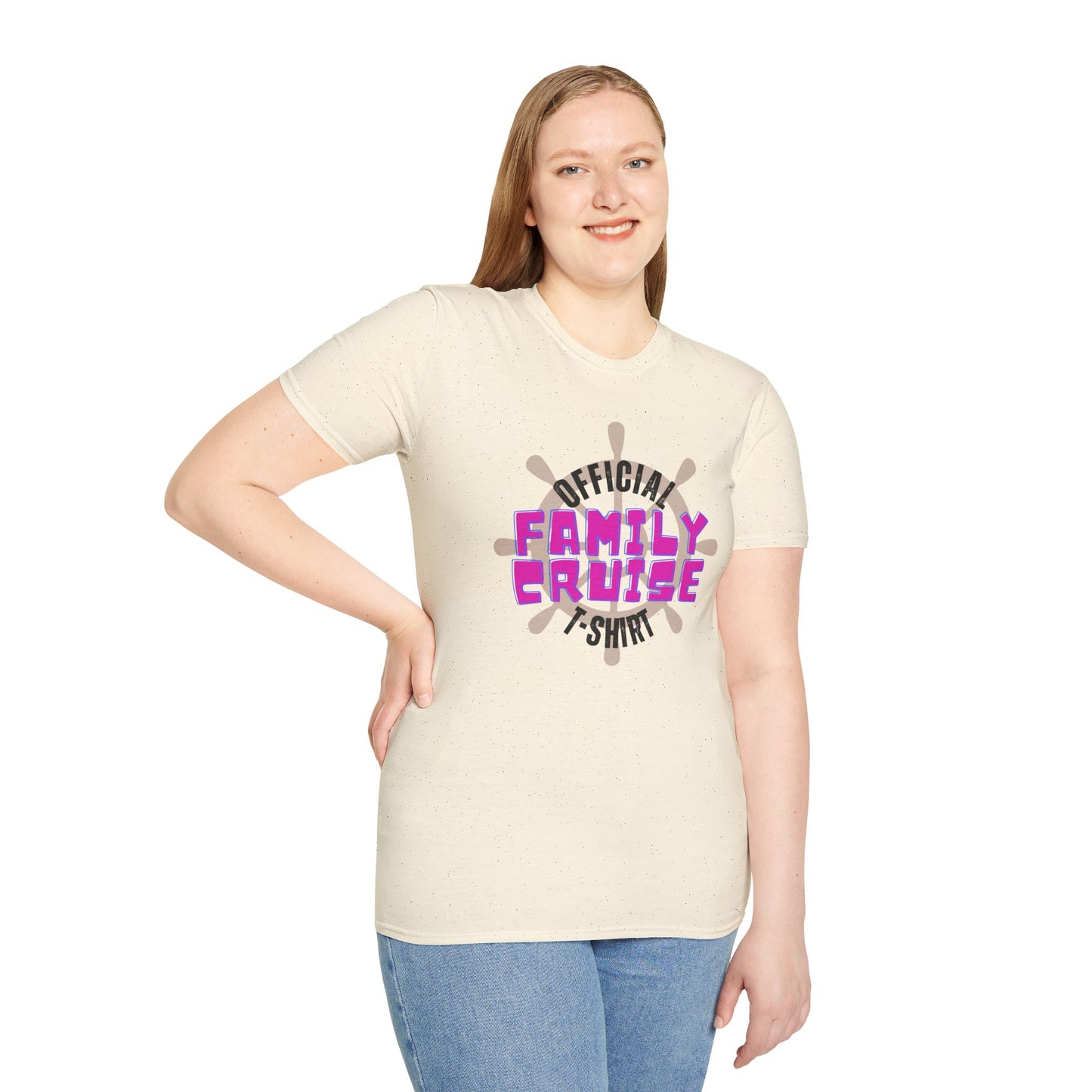 “Official Family Cruise" T-Shirt | 1960s Retro Family Cruise Tee for Groups