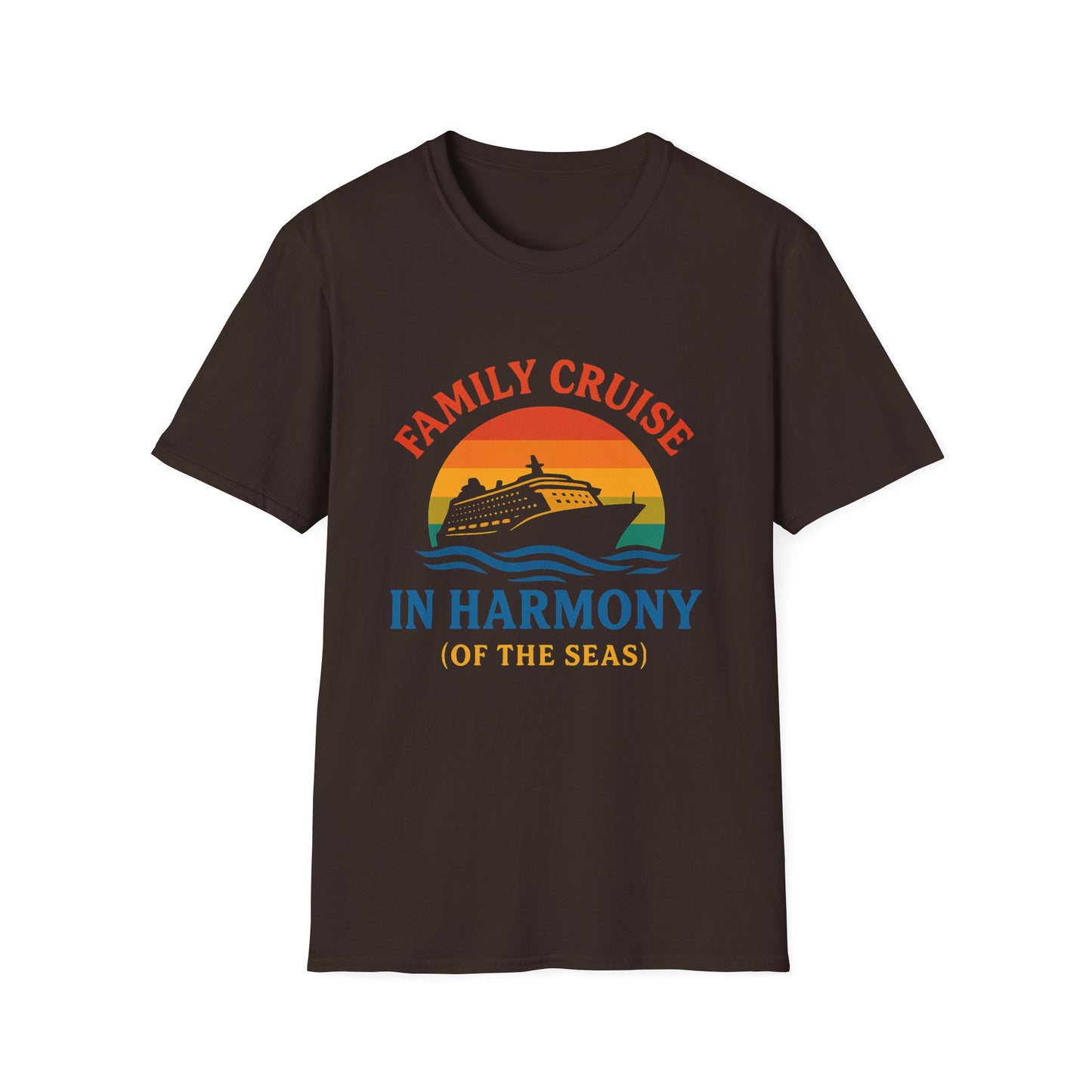 “In Harmony (of the Seas)" Family Cruise T-Shirt | Matching Family Cruise Shirt for Adults