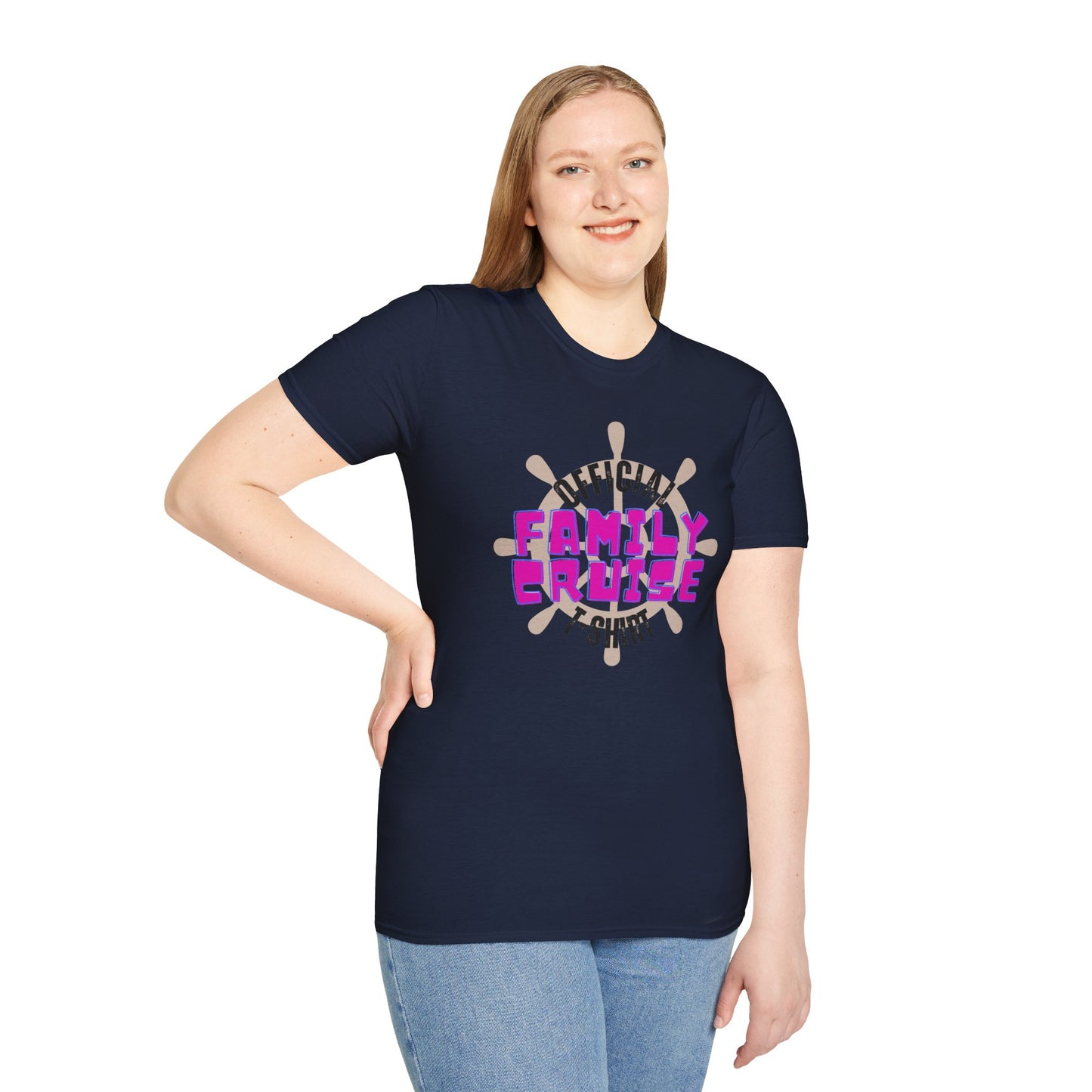 “Official Family Cruise" T-Shirt | 1960s Retro Family Cruise Tee for Groups