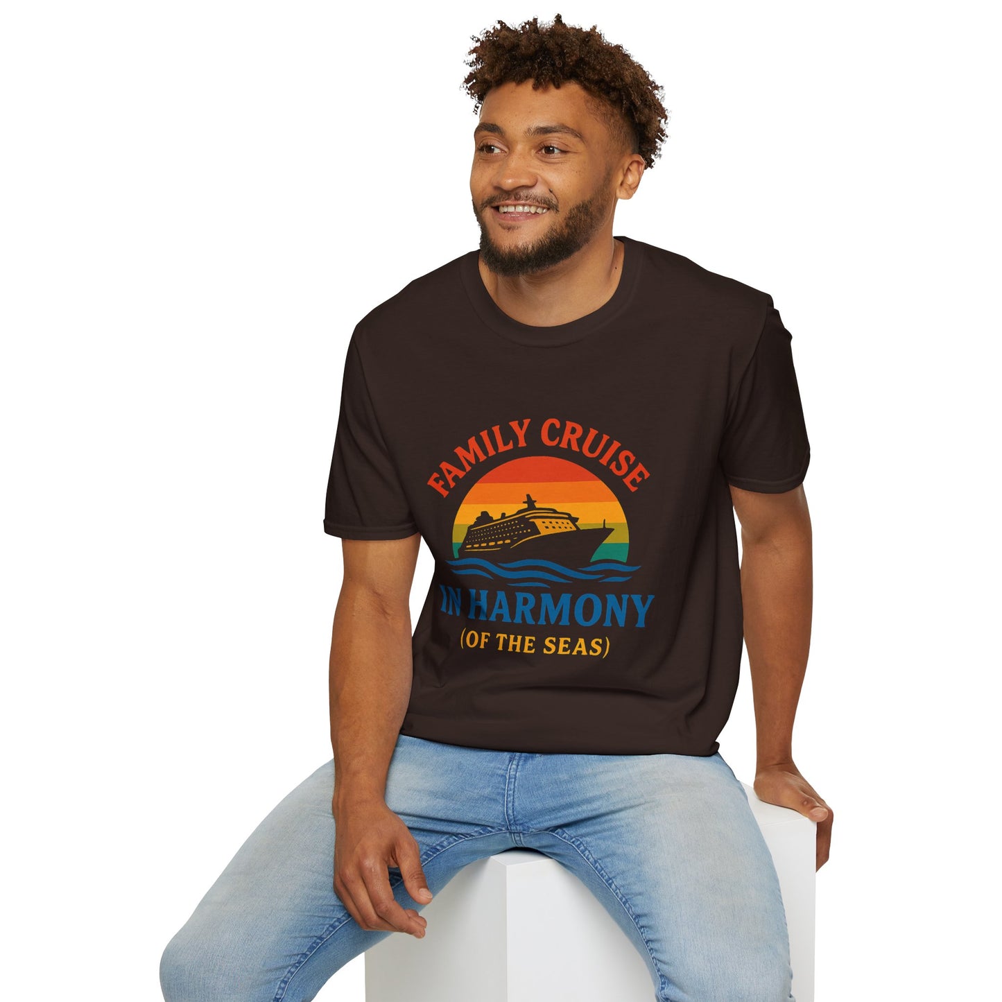 “In Harmony (of the Seas)" Family Cruise T-Shirt | Matching Family Cruise Shirt for Adults
