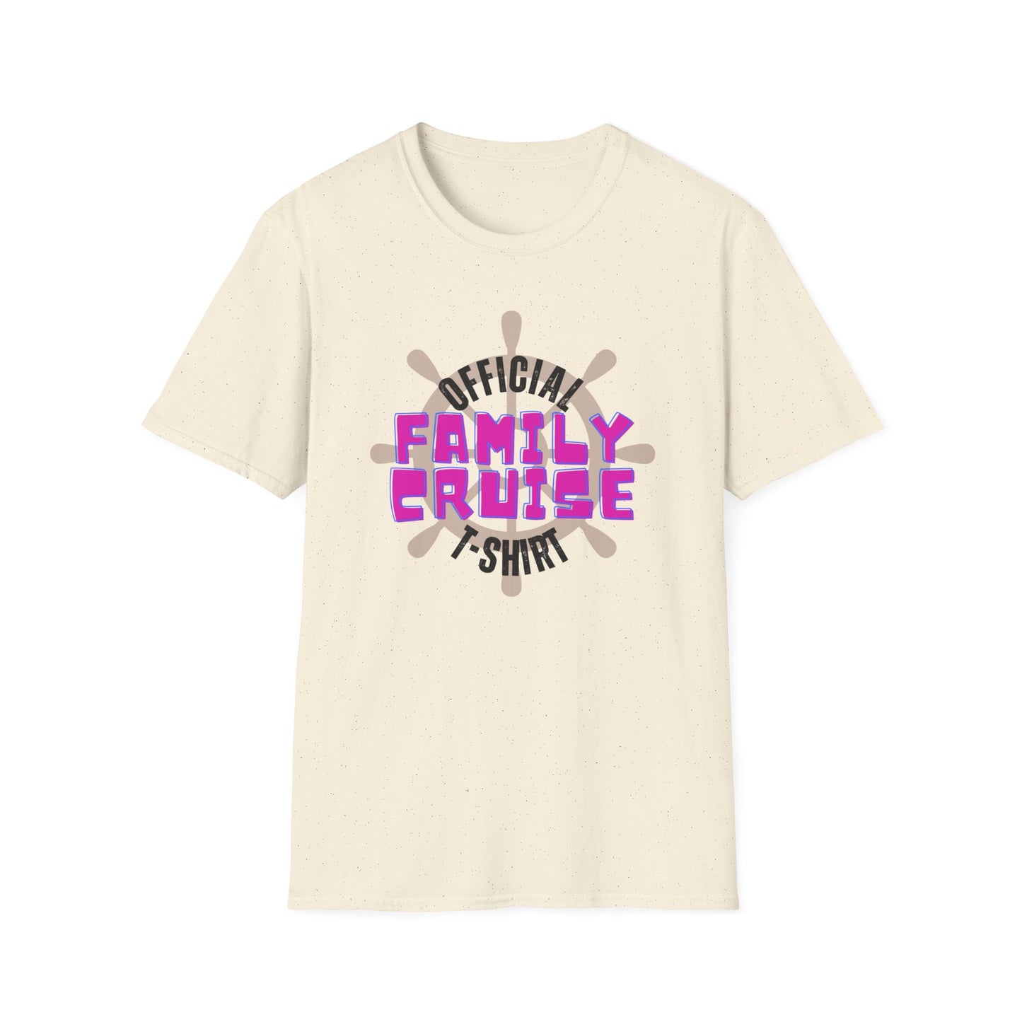 “Official Family Cruise" T-Shirt | 1960s Retro Family Cruise Tee for Groups