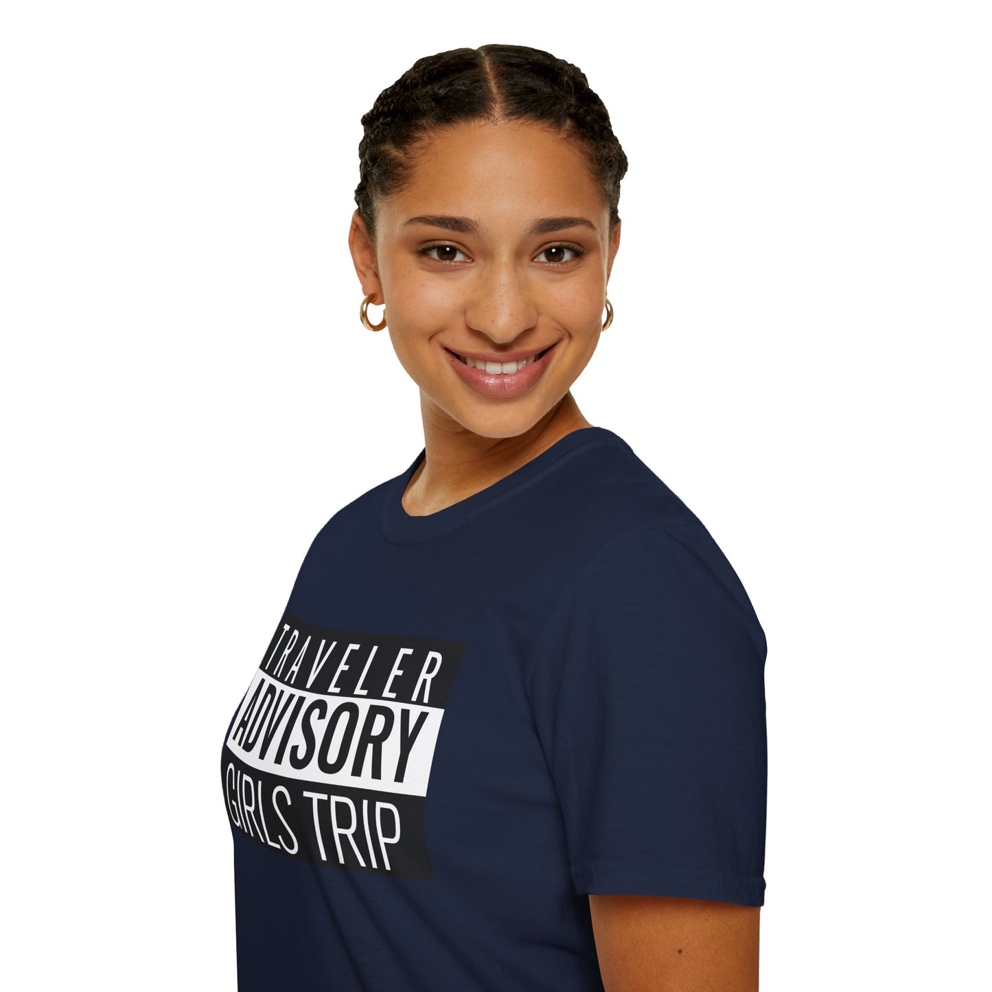 “Traveler Advisory Girls Trip" T-Shirt | Fun Cruise Shirt for Women & Squads