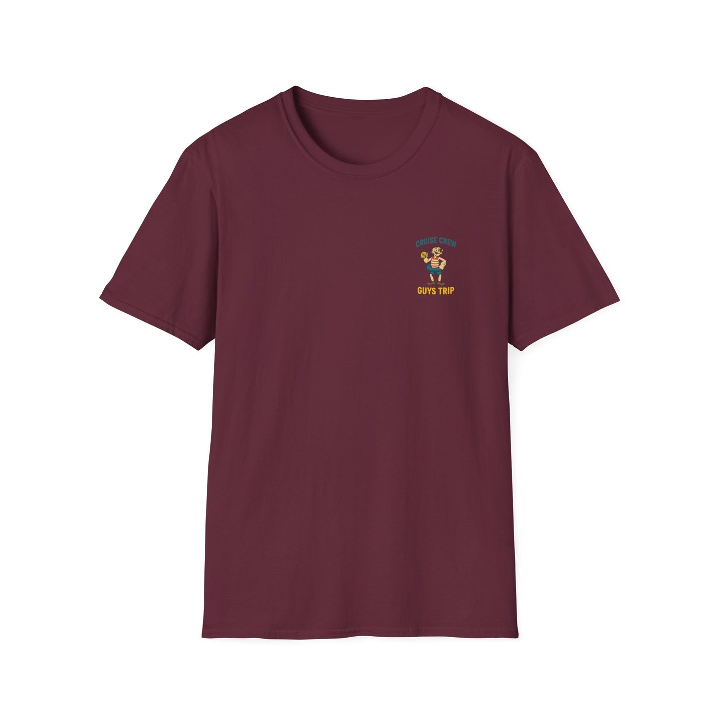 Cruise Crew – Guys Trip Ship Deck Vintage Cartoon T-Shirt (Public Domain Popeye)