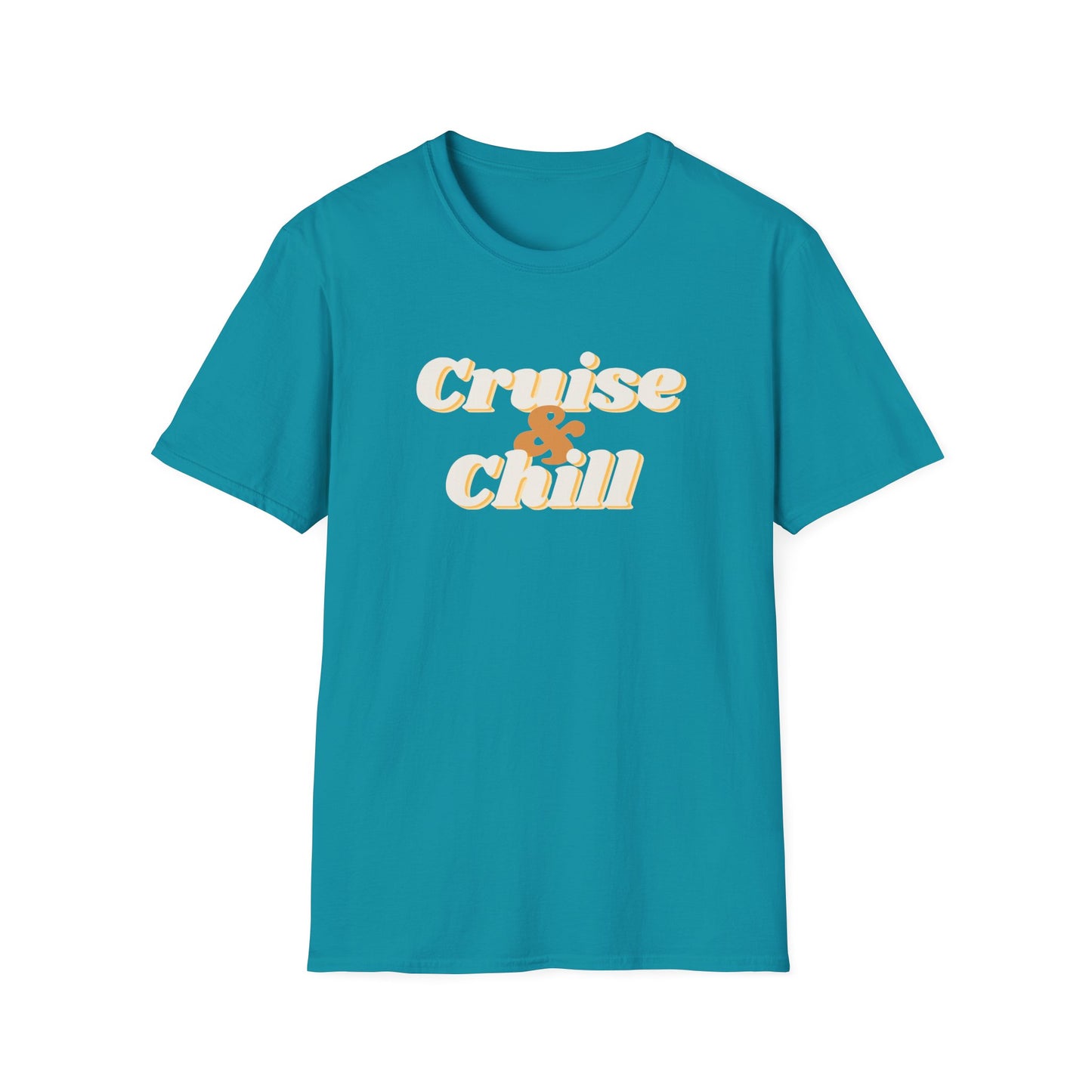 “Cruise and Chill" T-Shirt | Relaxing Cruise Vacation Tee for Men & Women”