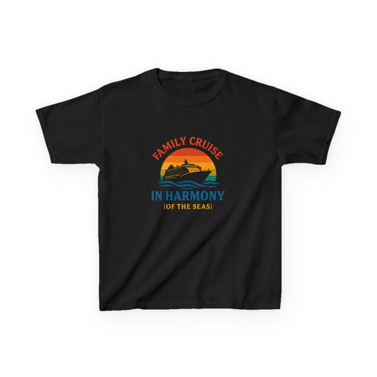 "In Harmony (of the Seas)" Cruise Kids T-Shirt | Matching Family Cruise Shirt for Children
