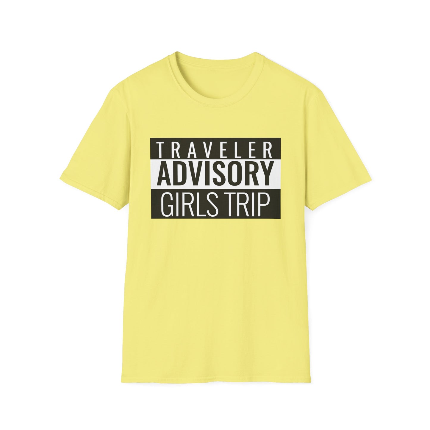 “Traveler Advisory Girls Trip" T-Shirt | Fun Cruise Shirt for Women & Squads