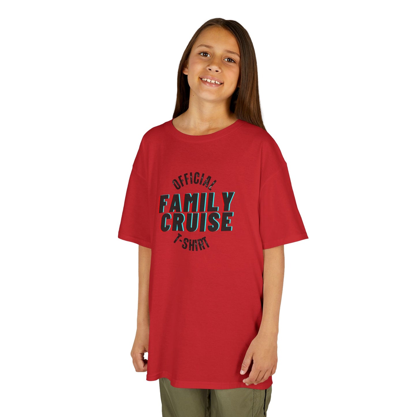 “Official Family Cruise" Kids T-Shirt | 1980s Retro Family Cruise Tee