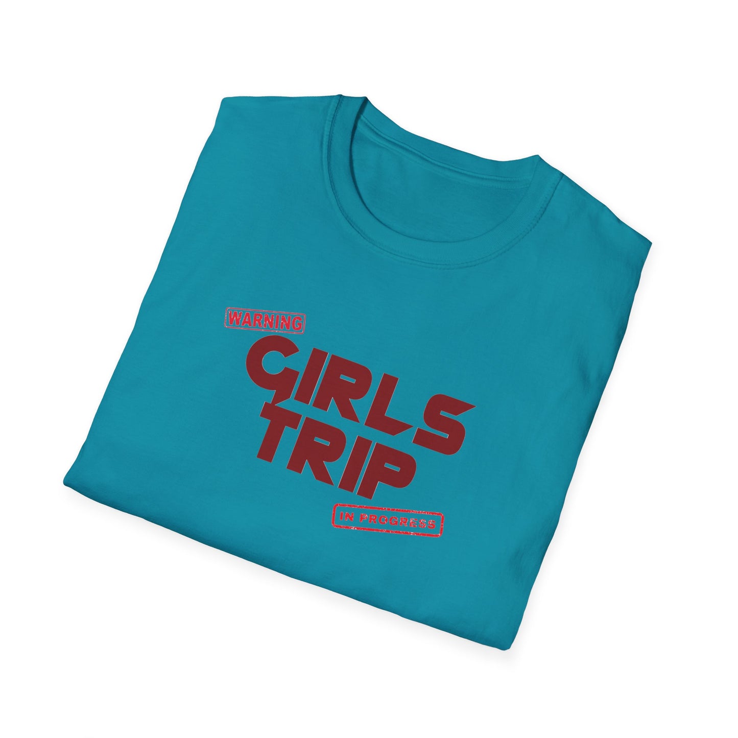 “Warning: Girls Trip in Progress" T-Shirt | Fun Cruise Shirt for Women & Squads