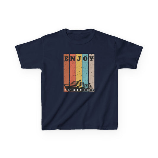 “Enjoy Cruising" Kids T-Shirt | Matching Family Cruise Shirt for Children