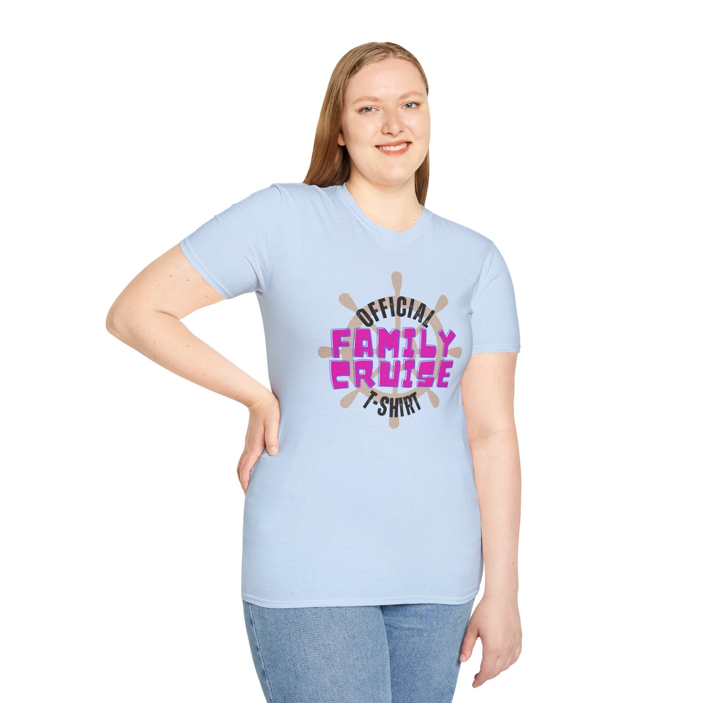 “Official Family Cruise" T-Shirt | 1960s Retro Family Cruise Tee for Groups