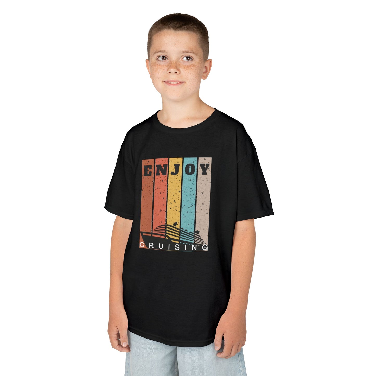 “Enjoy Cruising" Kids T-Shirt | Matching Family Cruise Shirt for Children