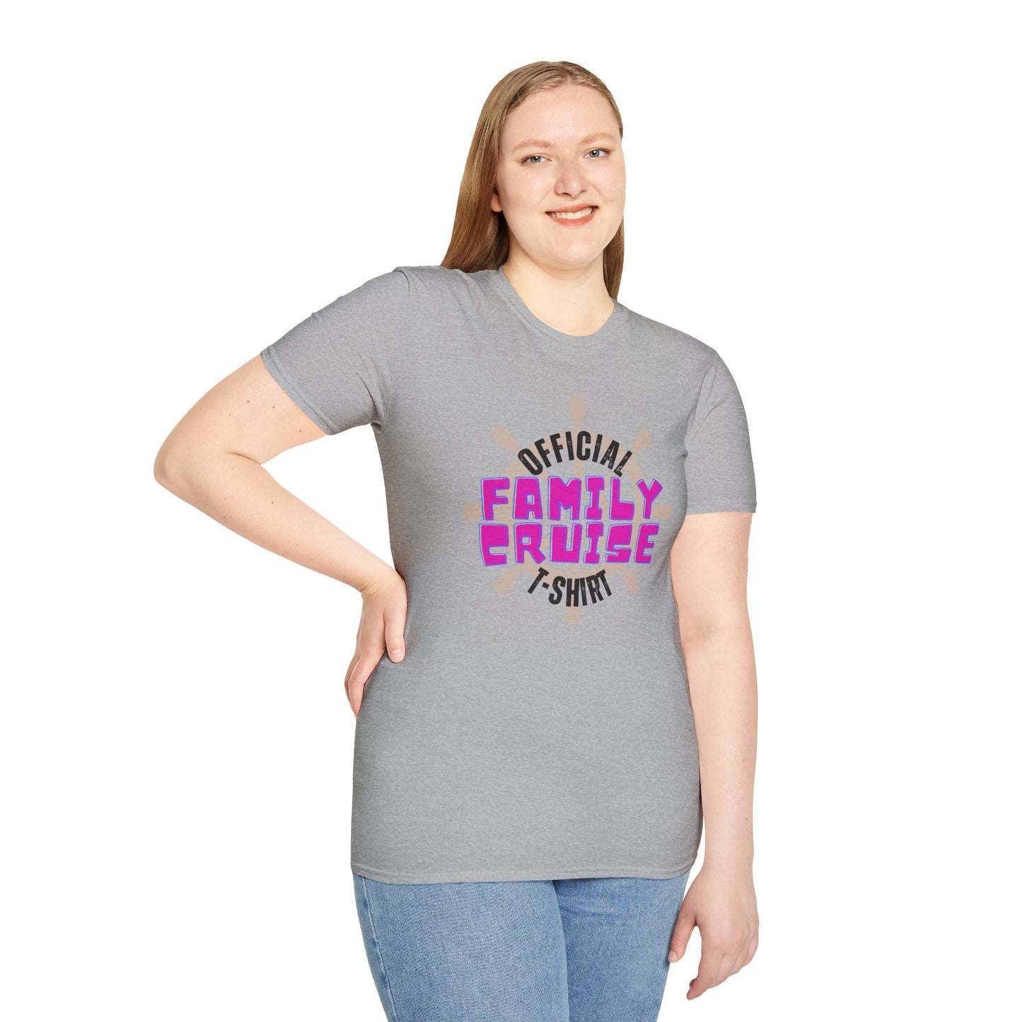 “Official Family Cruise" T-Shirt | 1960s Retro Family Cruise Tee for Groups