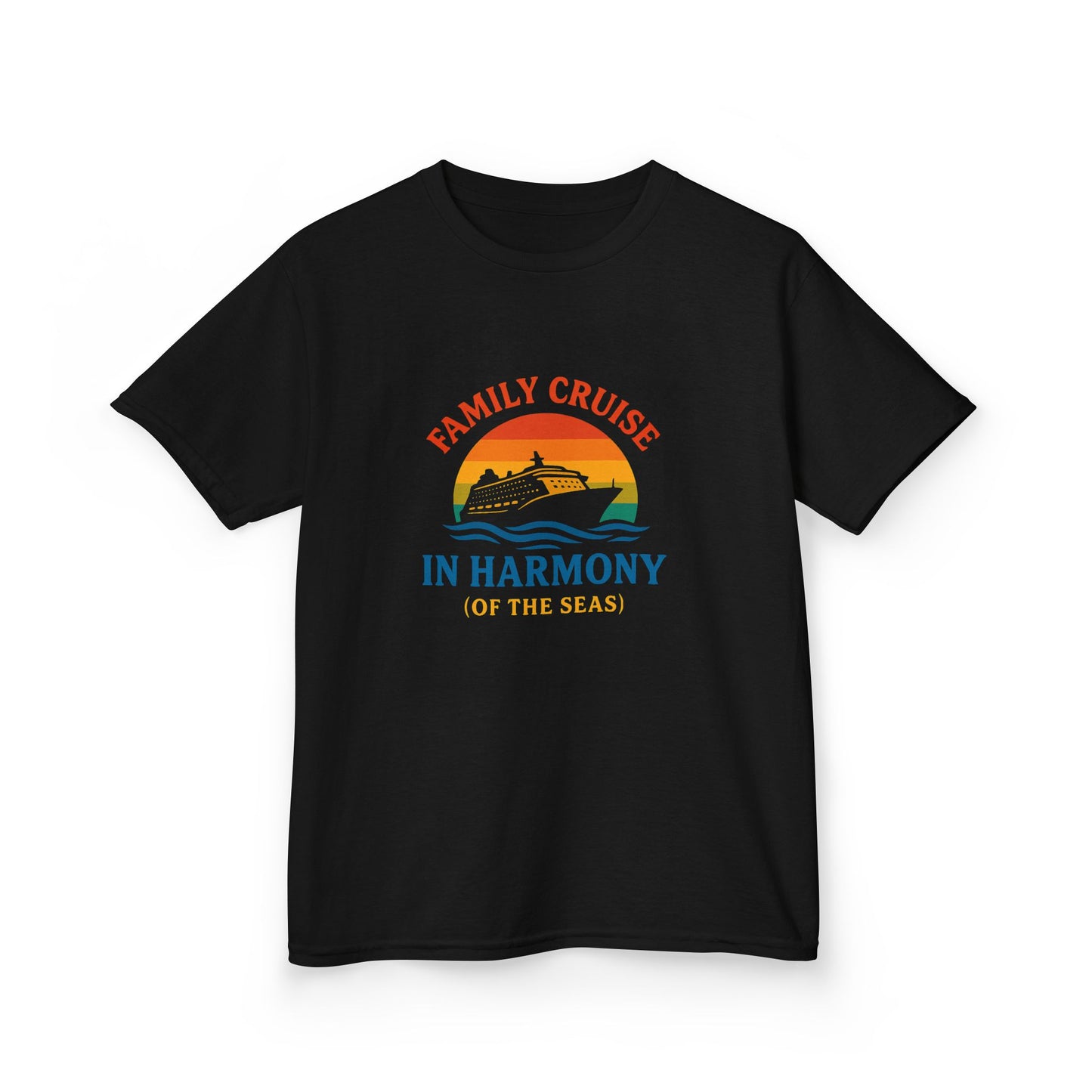 "In Harmony (of the Seas)" Cruise Kids T-Shirt | Matching Family Cruise Shirt for Children