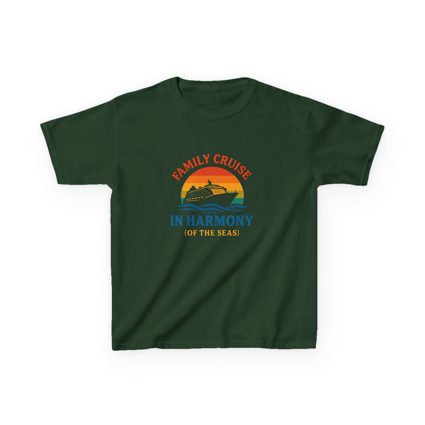"In Harmony (of the Seas)" Cruise Kids T-Shirt | Matching Family Cruise Shirt for Children