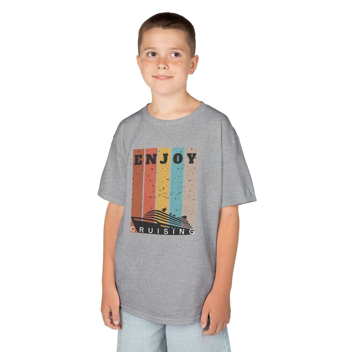 “Enjoy Cruising" Kids T-Shirt | Matching Family Cruise Shirt for Children