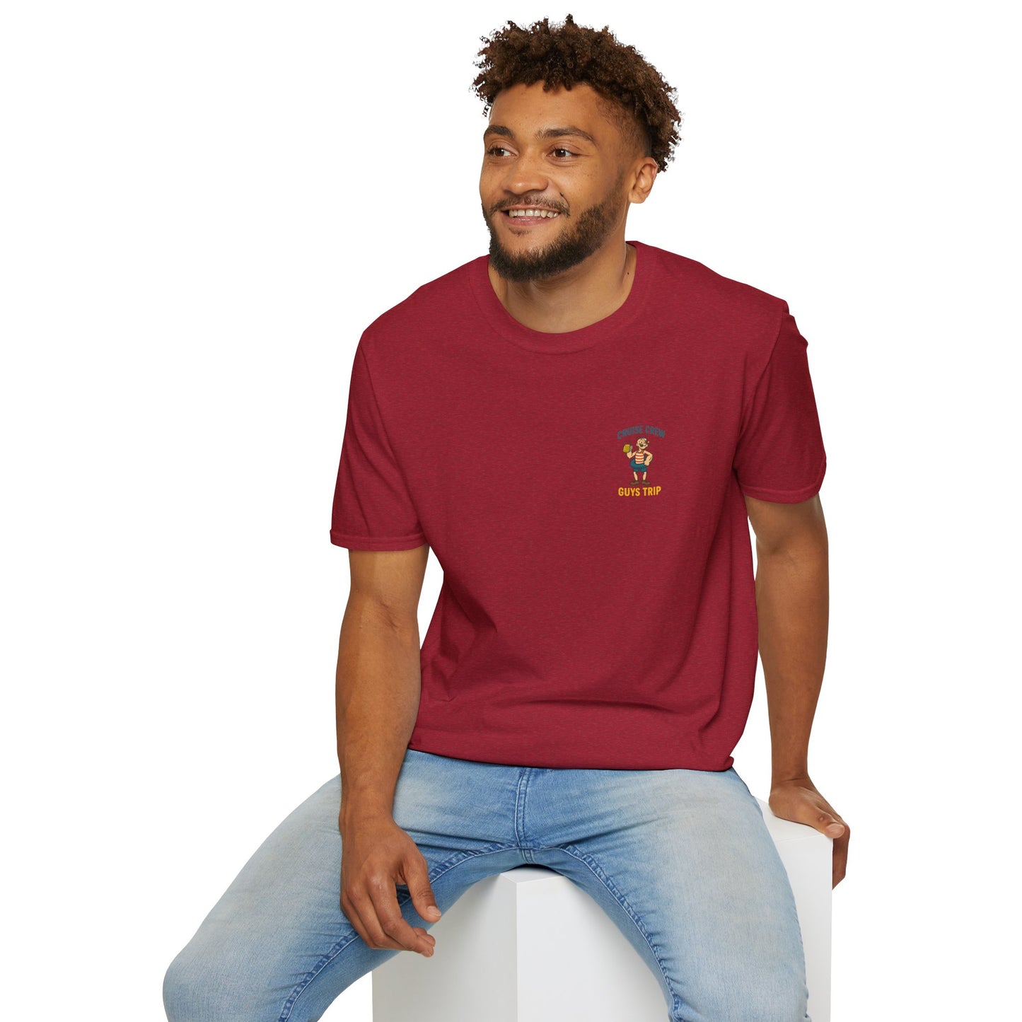 Cruise Crew – Guys Trip Ship Deck Vintage Cartoon T-Shirt (Public Domain Popeye)