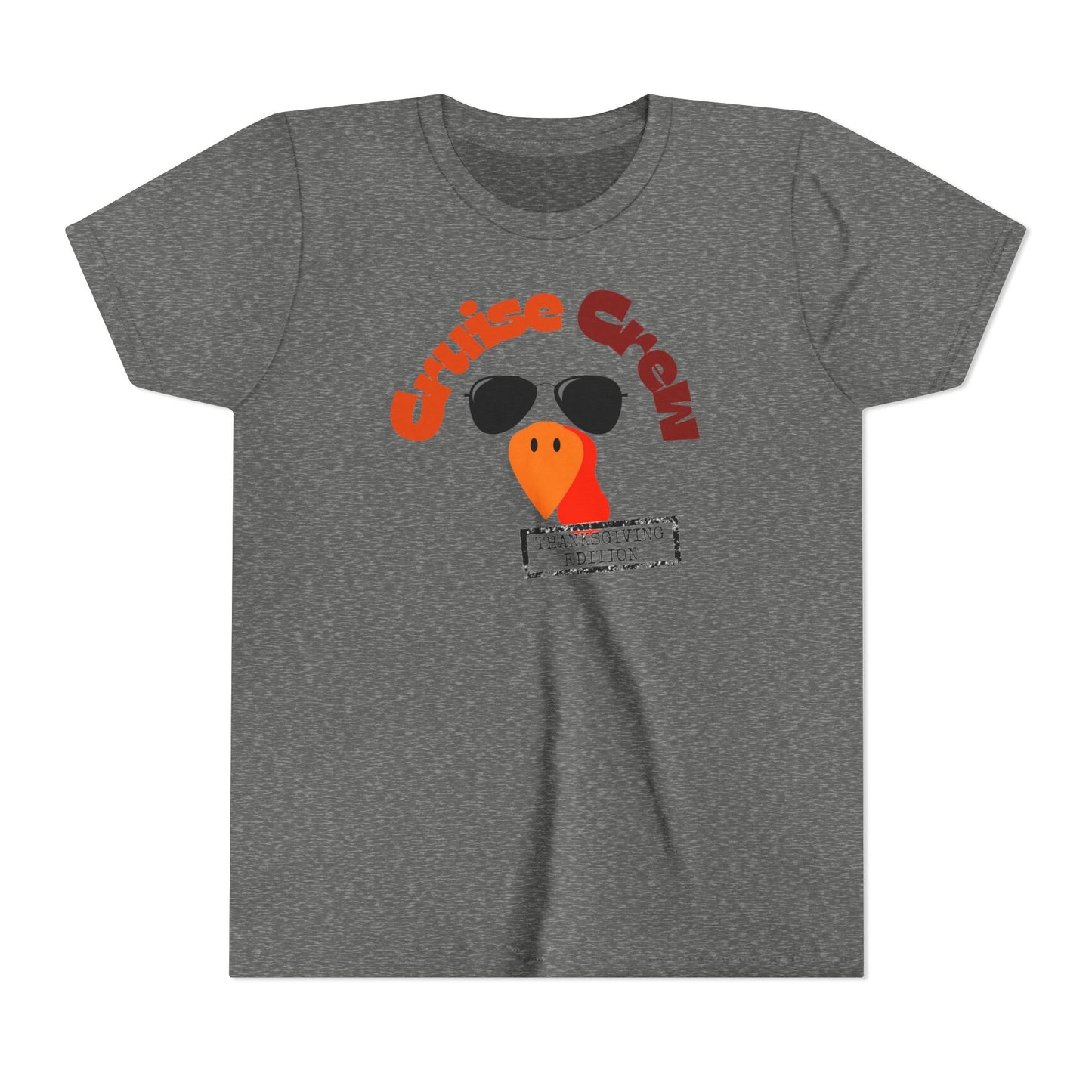 “Cruise Crew Thanksgiving Edition" Kids T-Shirt | Holiday Family Cruise Shirt
