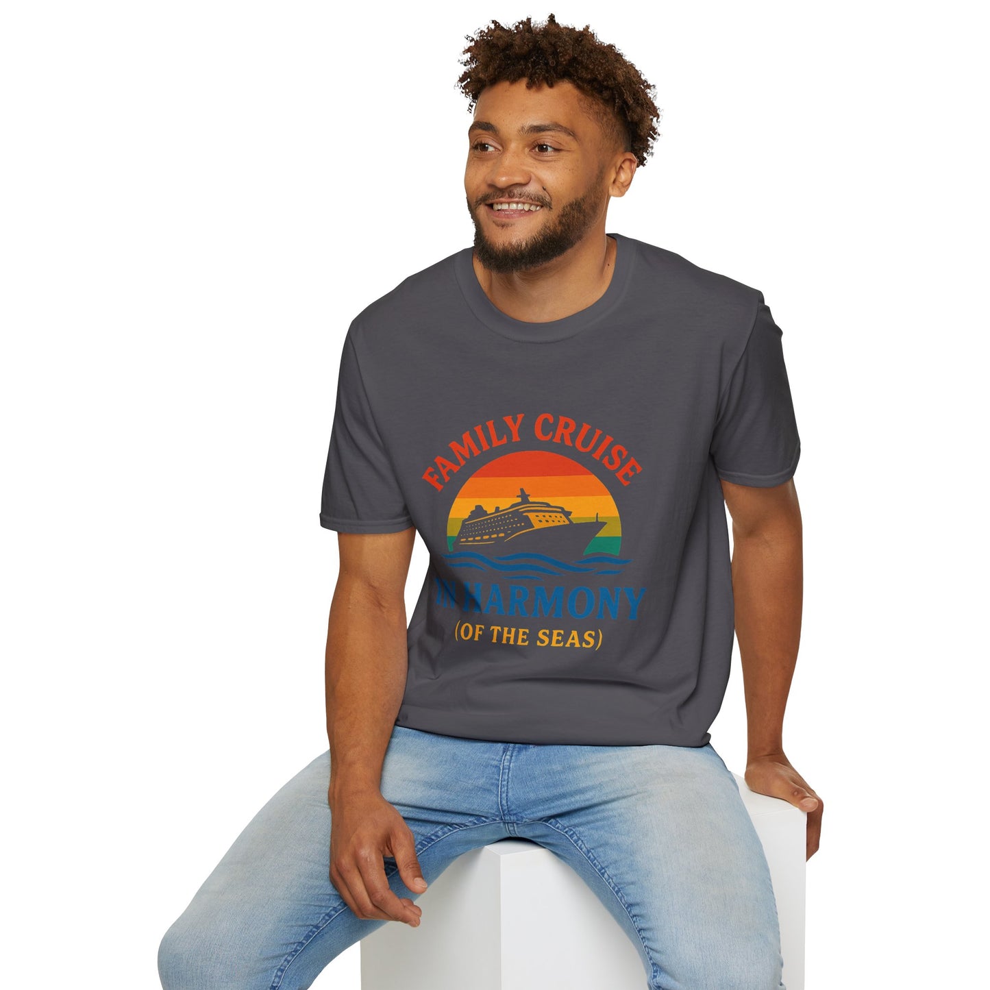 “In Harmony (of the Seas)" Family Cruise T-Shirt | Matching Family Cruise Shirt for Adults