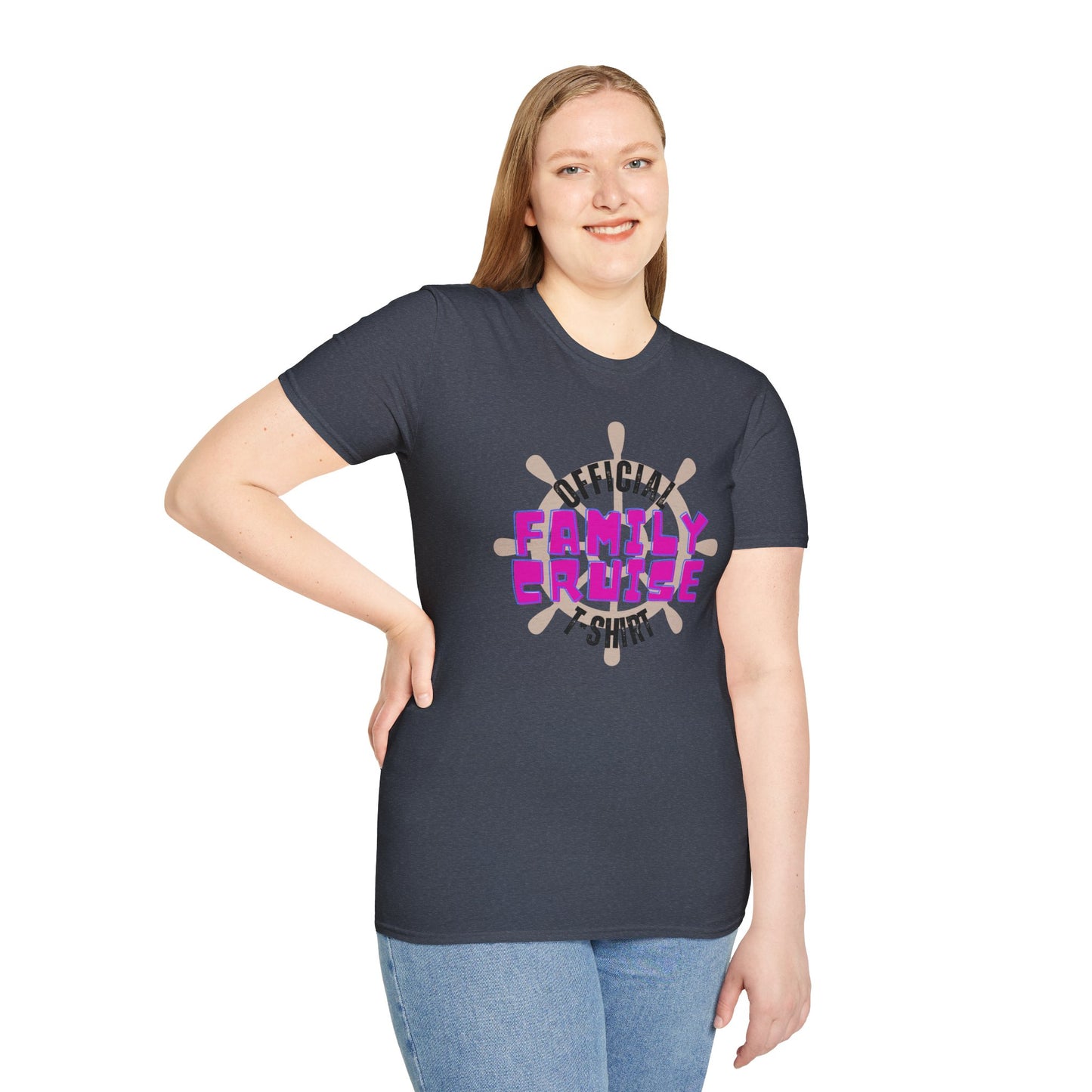 “Official Family Cruise" T-Shirt | 1960s Retro Family Cruise Tee for Groups