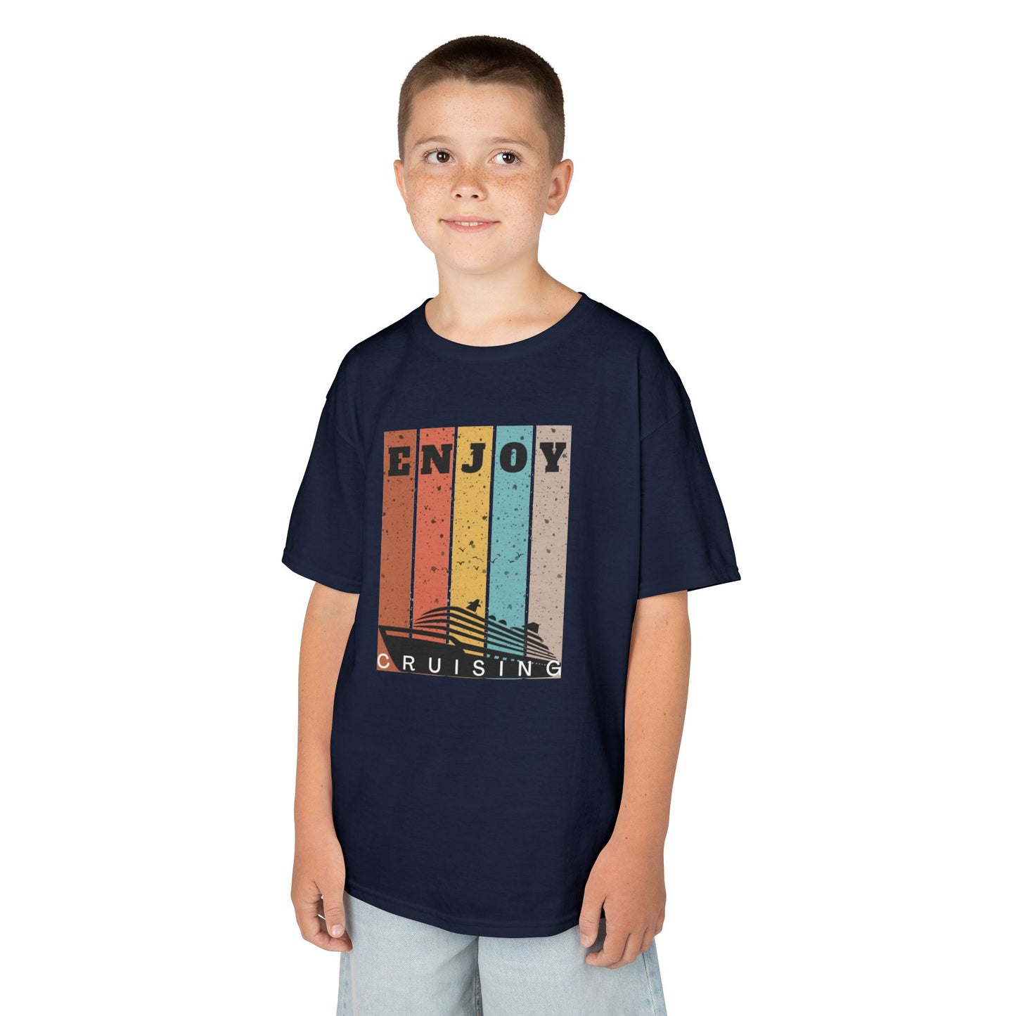 “Enjoy Cruising" Kids T-Shirt | Matching Family Cruise Shirt for Children