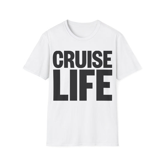 “Cruise Life" Retro T-Shirt | 80’s Style Cruise Vacation Tee for Men & Women