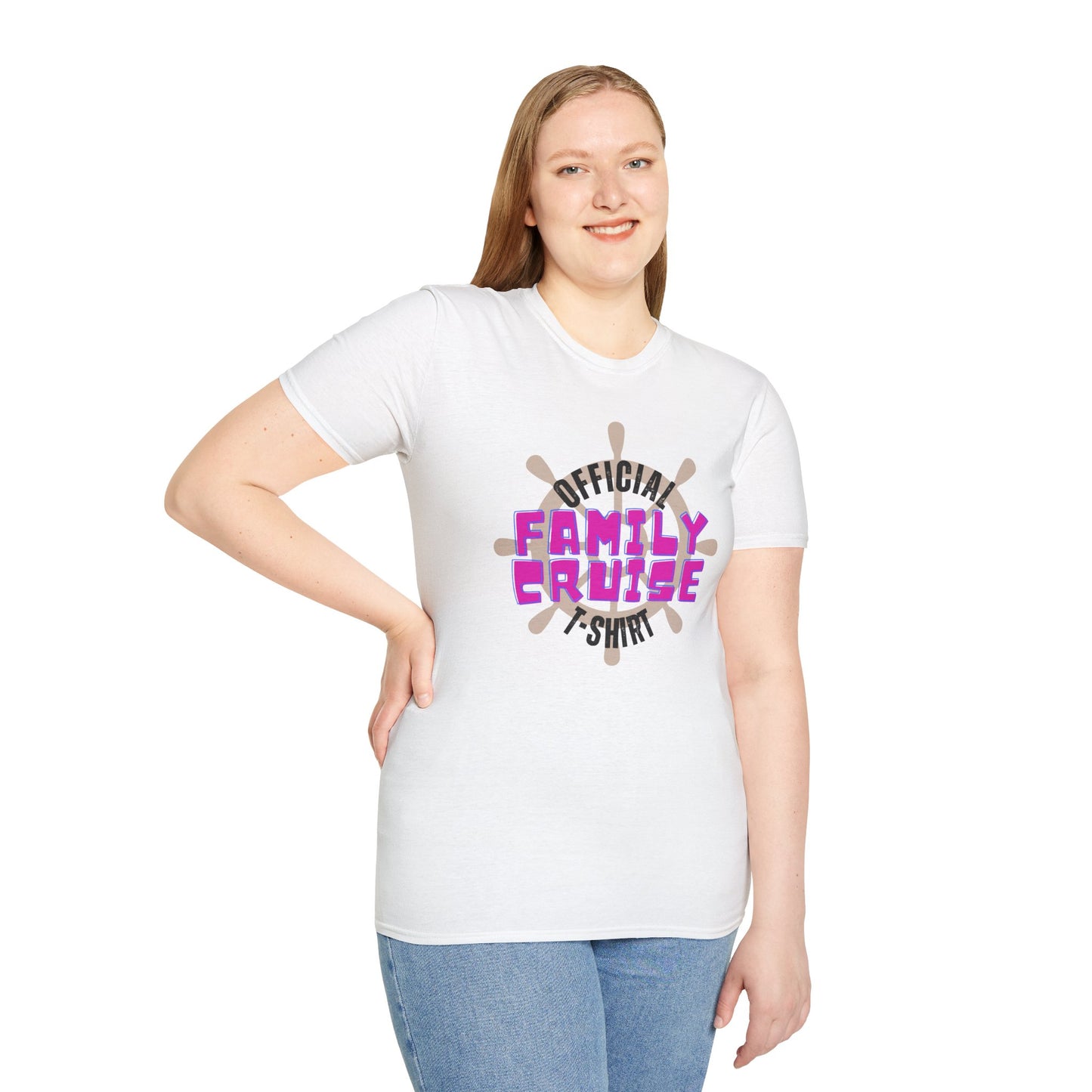 “Official Family Cruise" T-Shirt | 1960s Retro Family Cruise Tee for Groups
