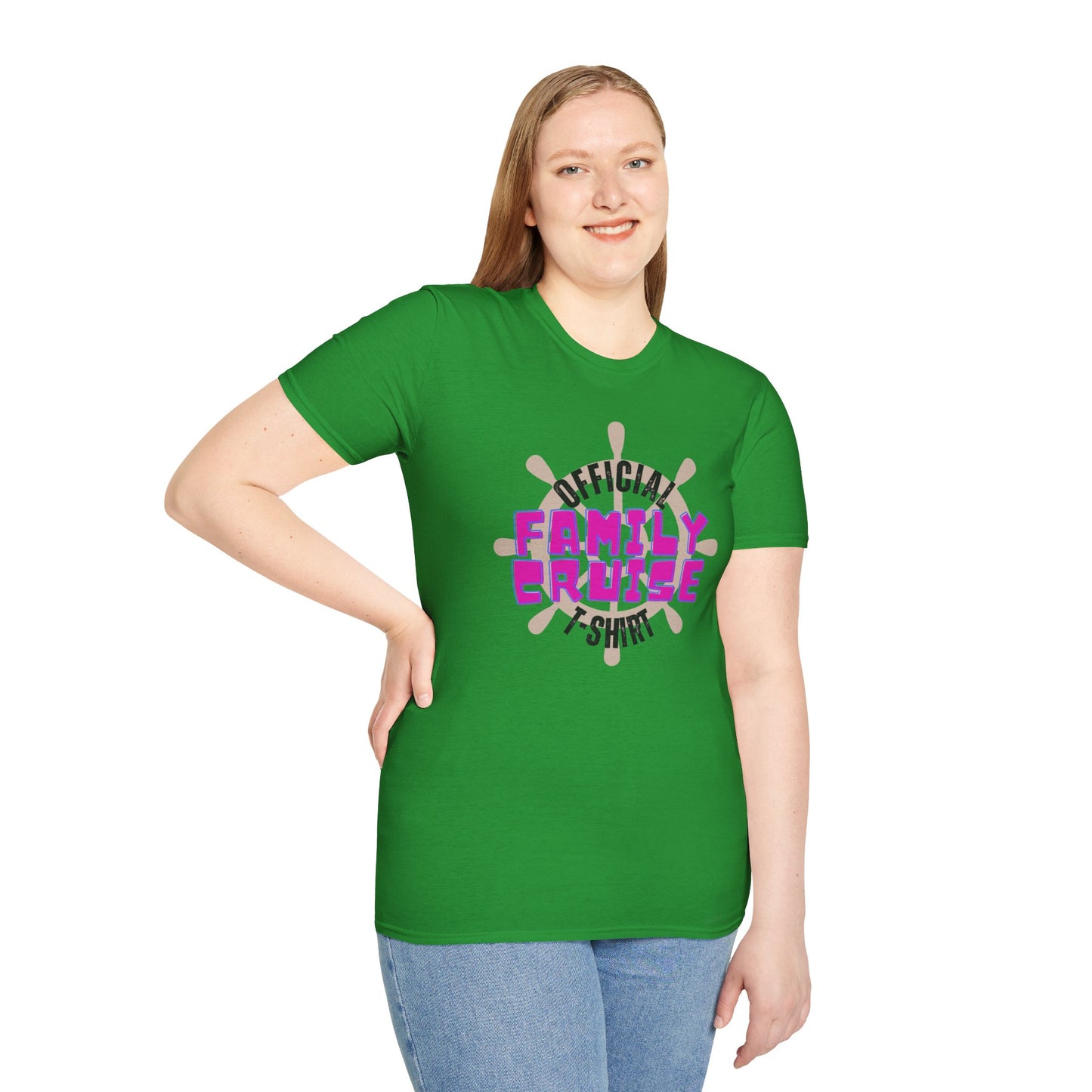 “Official Family Cruise" T-Shirt | 1960s Retro Family Cruise Tee for Groups