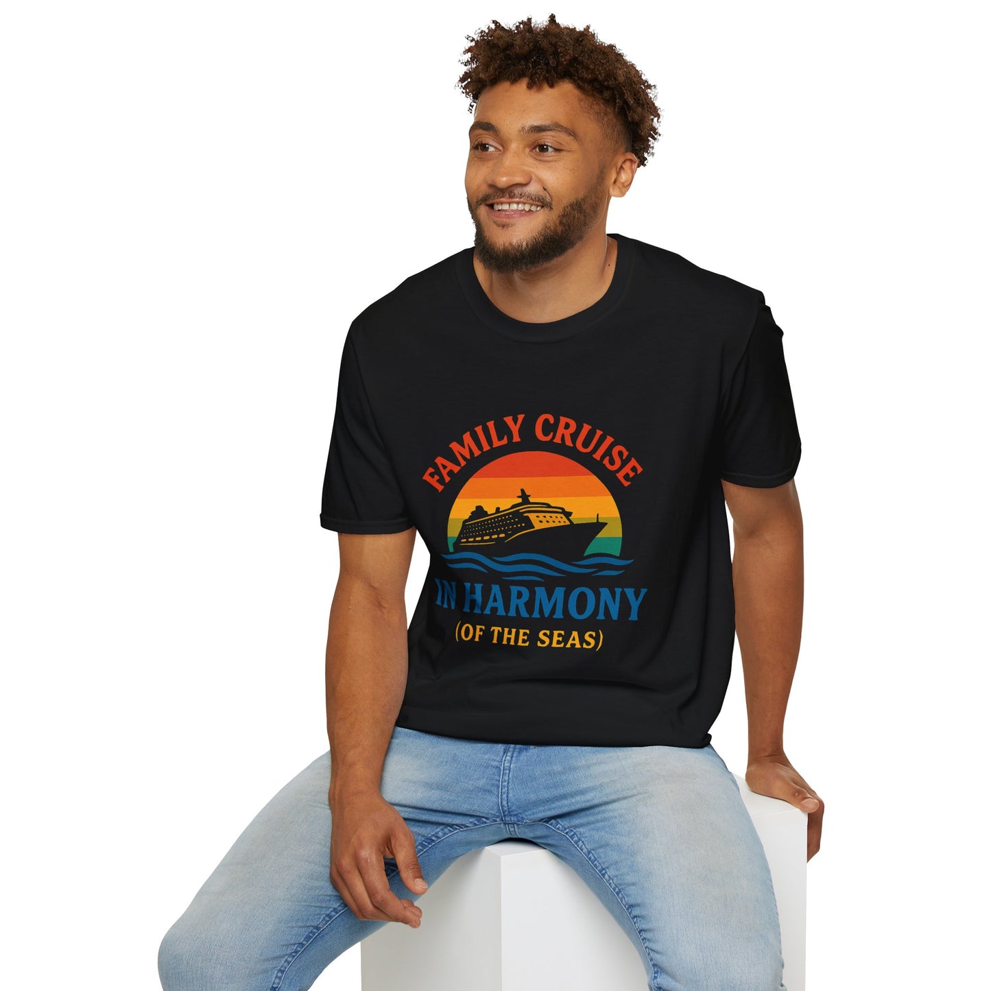 “In Harmony (of the Seas)" Family Cruise T-Shirt | Matching Family Cruise Shirt for Adults