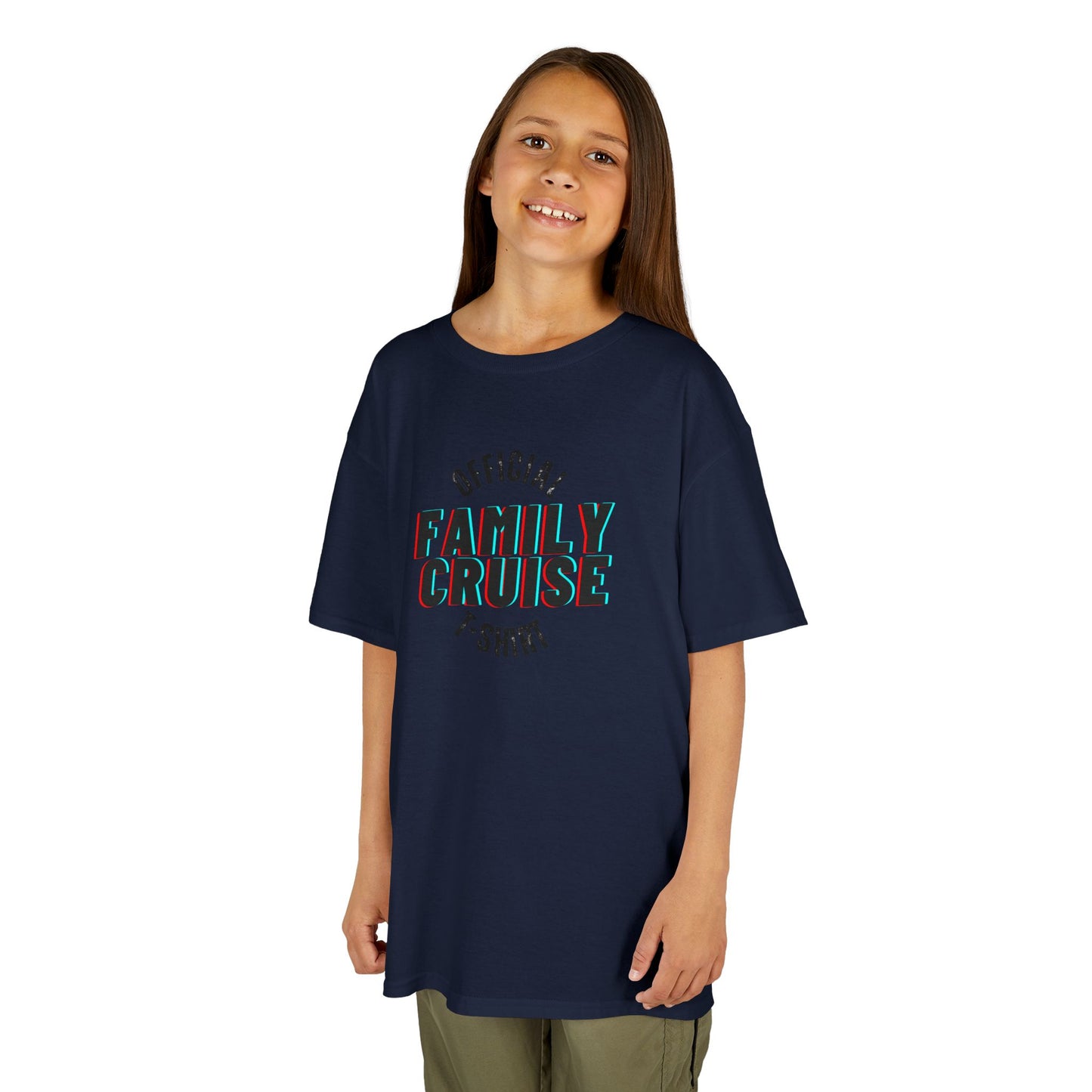 “Official Family Cruise" Kids T-Shirt | 1980s Retro Family Cruise Tee