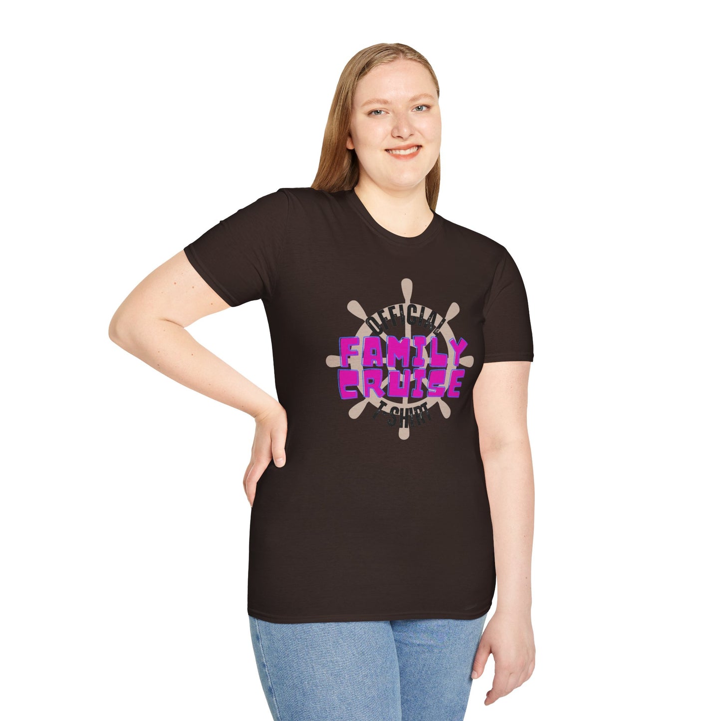 “Official Family Cruise" T-Shirt | 1960s Retro Family Cruise Tee for Groups