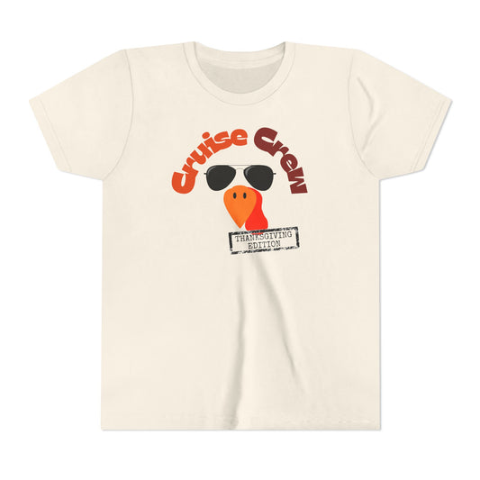 “Cruise Crew Thanksgiving Edition" Kids T-Shirt | Holiday Family Cruise Shirt