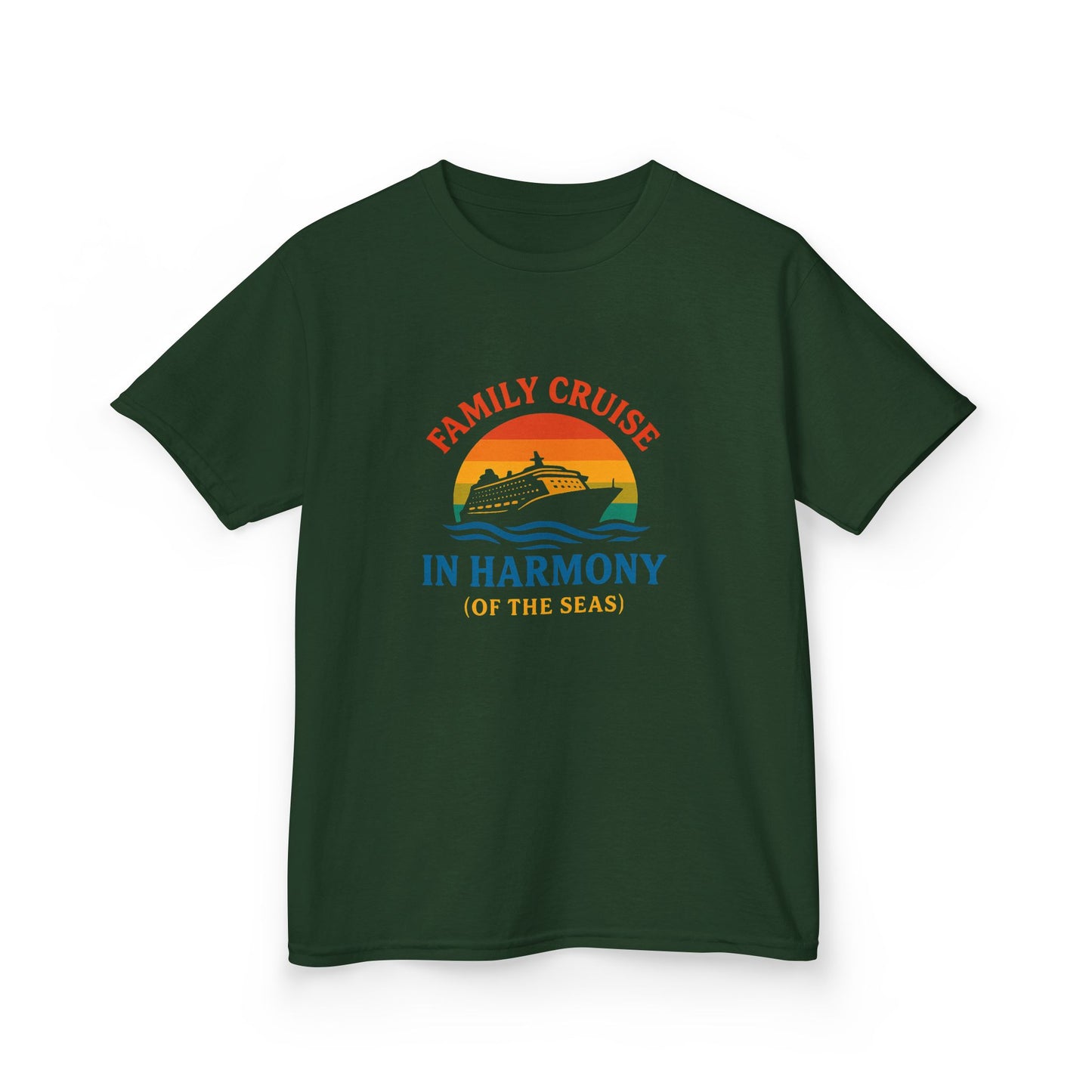 "In Harmony (of the Seas)" Cruise Kids T-Shirt | Matching Family Cruise Shirt for Children
