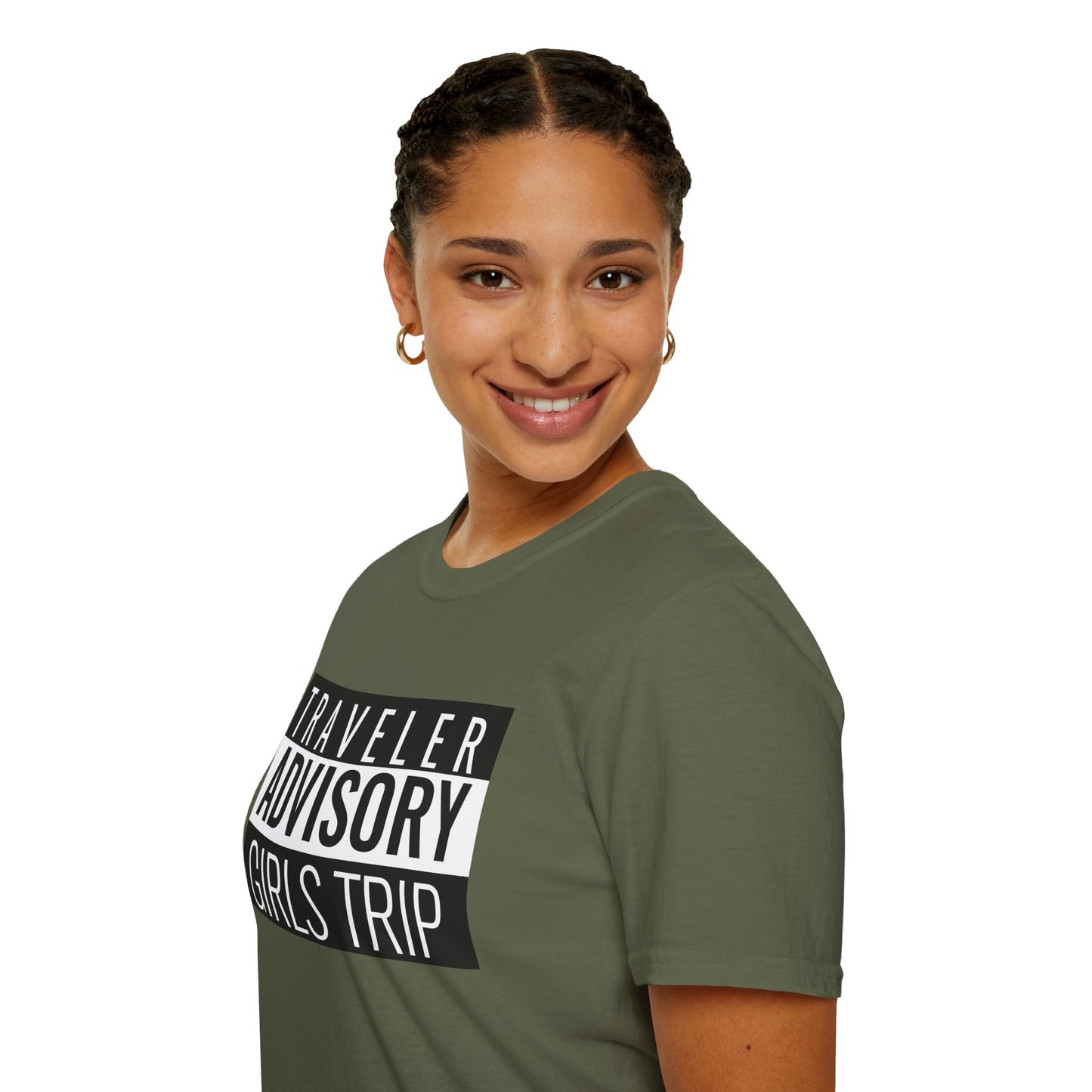 “Traveler Advisory Girls Trip" T-Shirt | Fun Cruise Shirt for Women & Squads