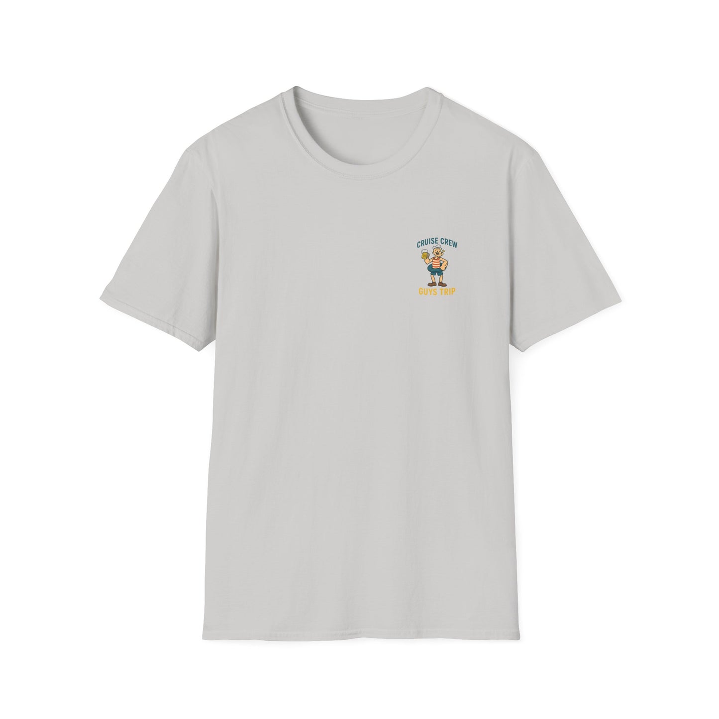 Cruise Crew – Guys Trip Ship Deck Vintage Cartoon T-Shirt (Public Domain Popeye)