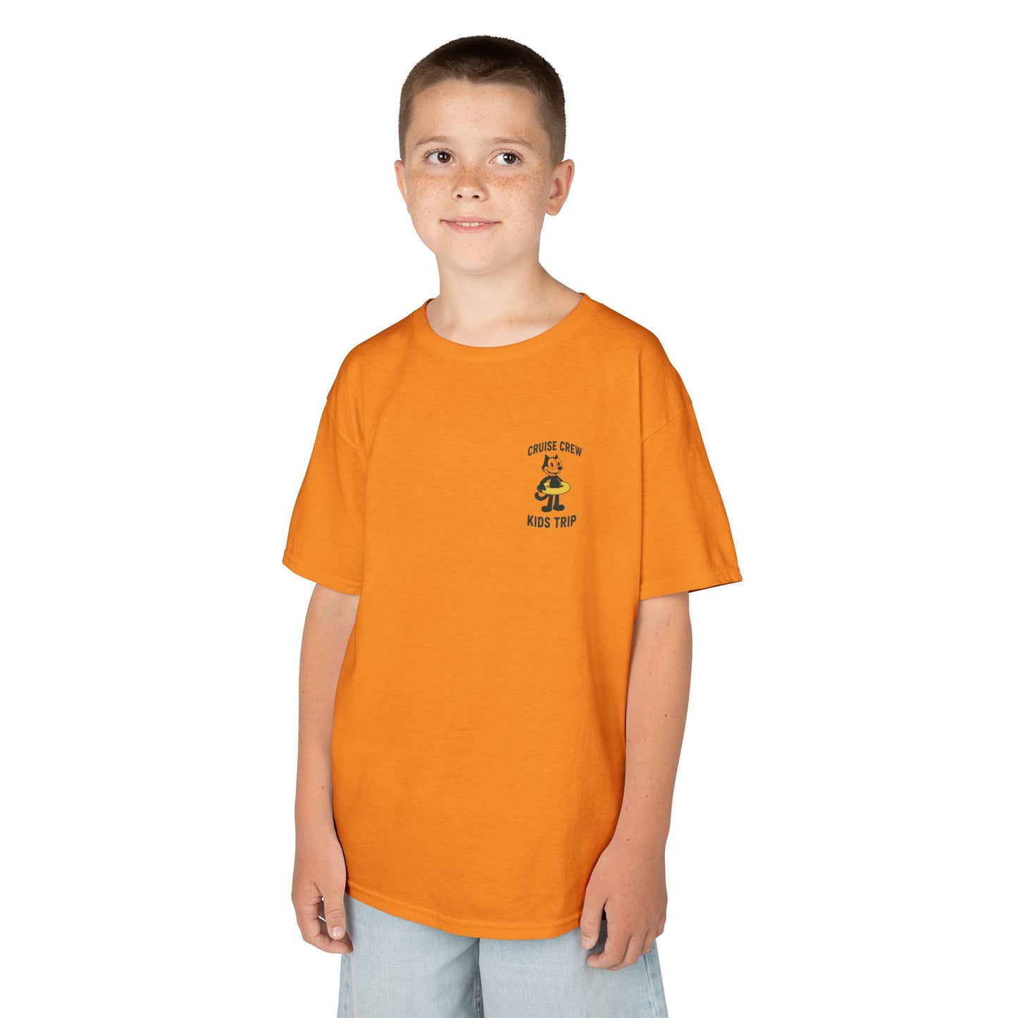 Cruise Crew – Kids Trip Beach Vintage Cartoon T-Shirt (Public Domain Felix the Cat)