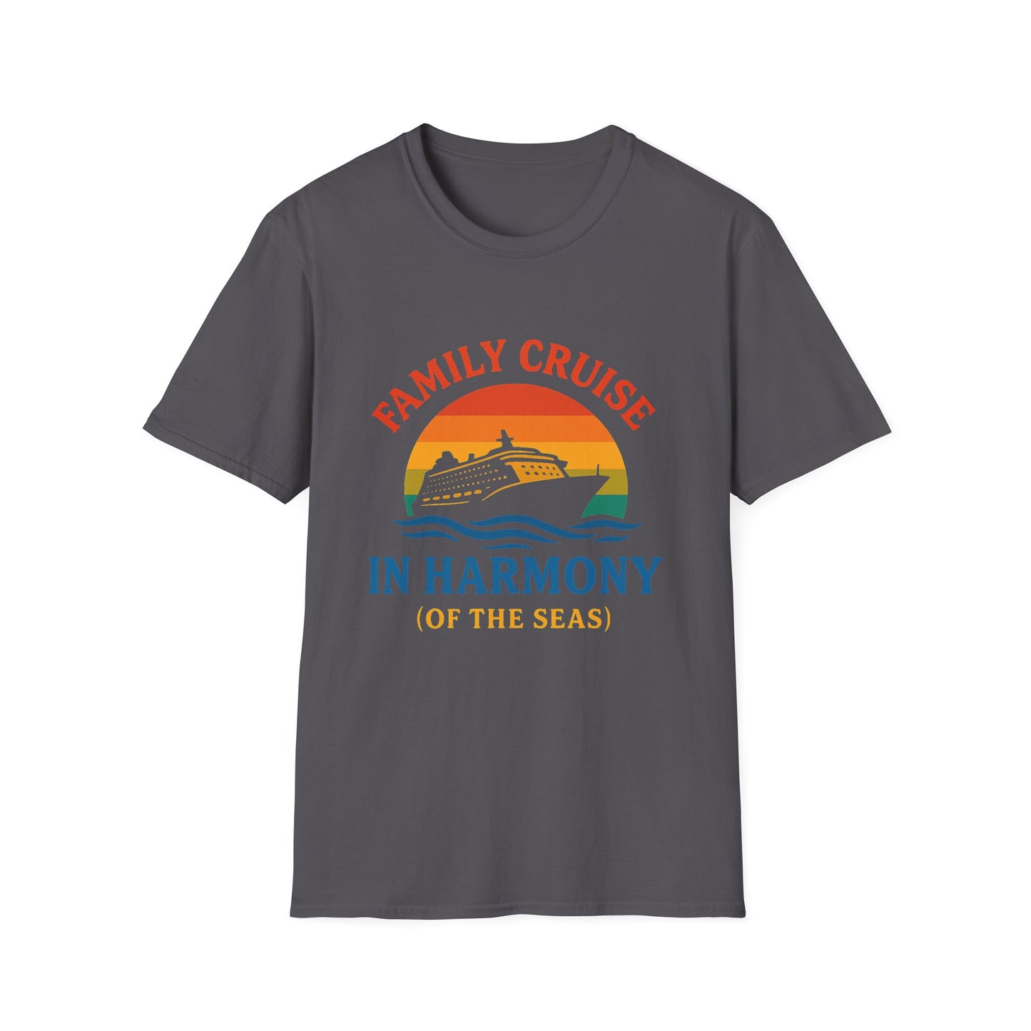 “In Harmony (of the Seas)" Family Cruise T-Shirt | Matching Family Cruise Shirt for Adults