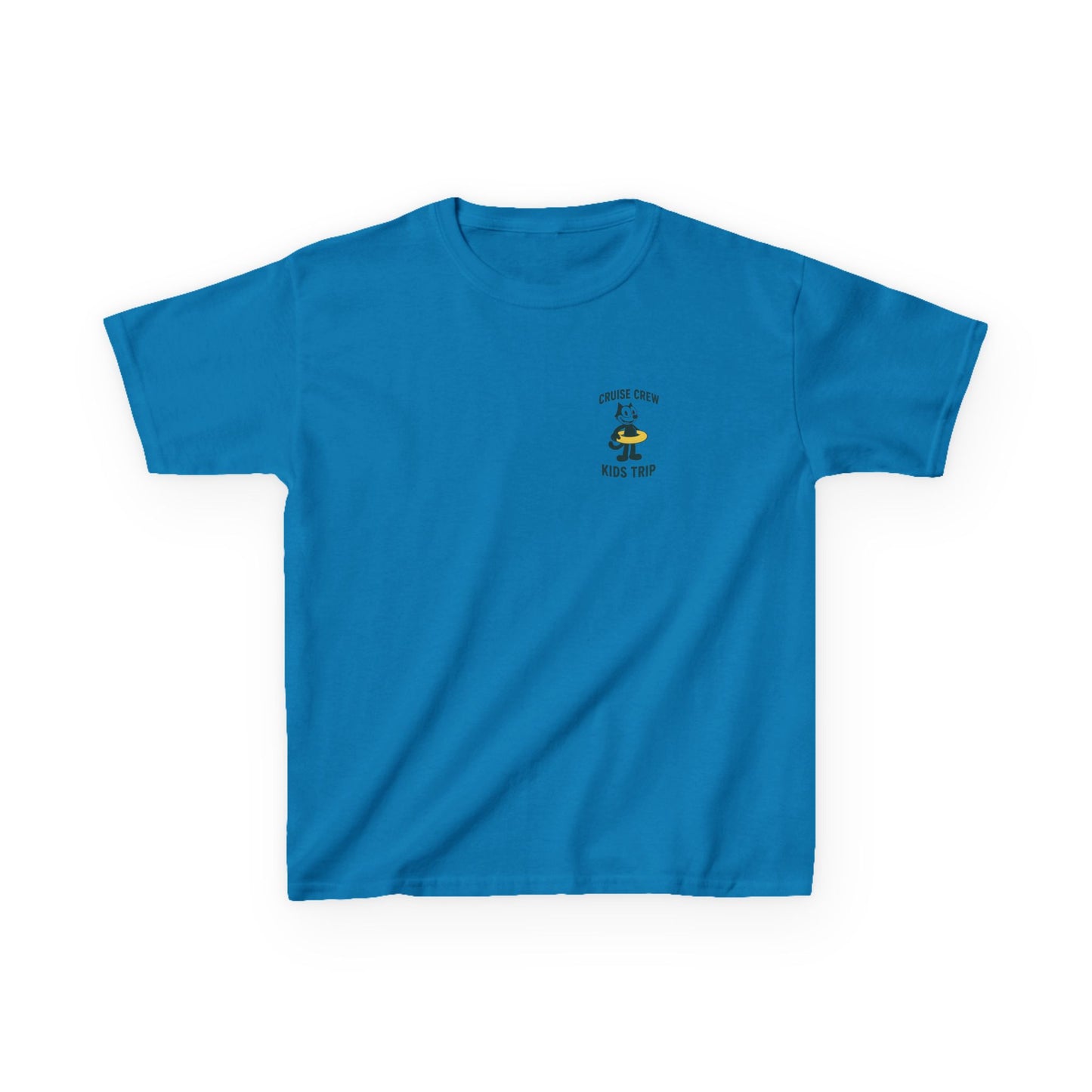 Cruise Crew – Kids Trip Ship Deck Vintage Cartoon T-Shirt (Public Domain Felix the Cat)