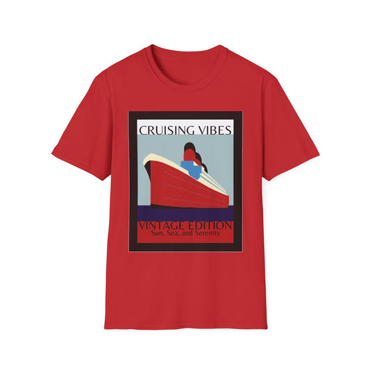 “Cruising Vibes" T-Shirt | Relaxed Cruise Vacation Tee for Men & Women