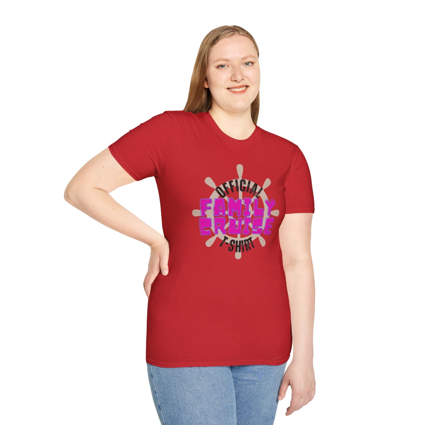 “Official Family Cruise" T-Shirt | 1960s Retro Family Cruise Tee for Groups