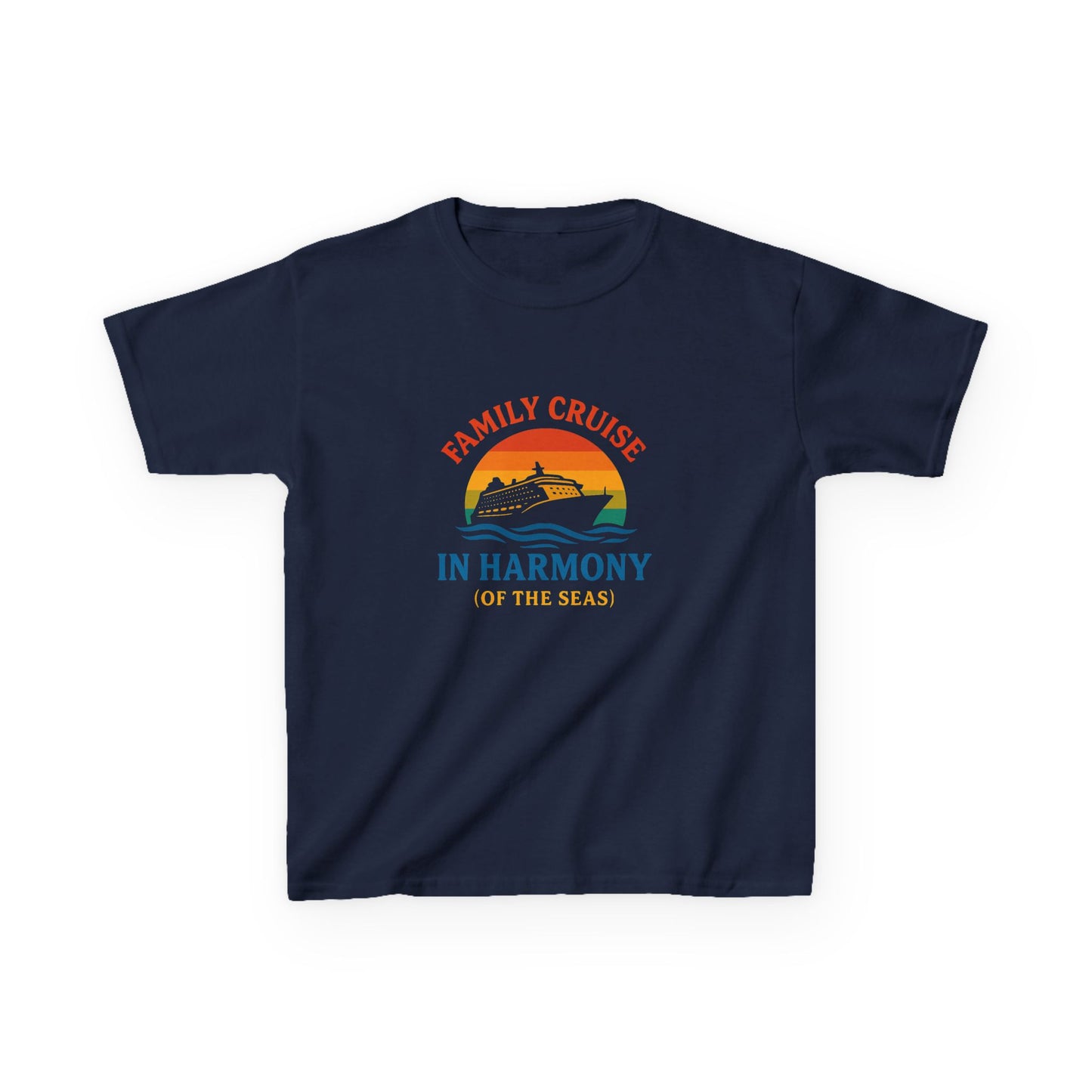 "In Harmony (of the Seas)" Cruise Kids T-Shirt | Matching Family Cruise Shirt for Children