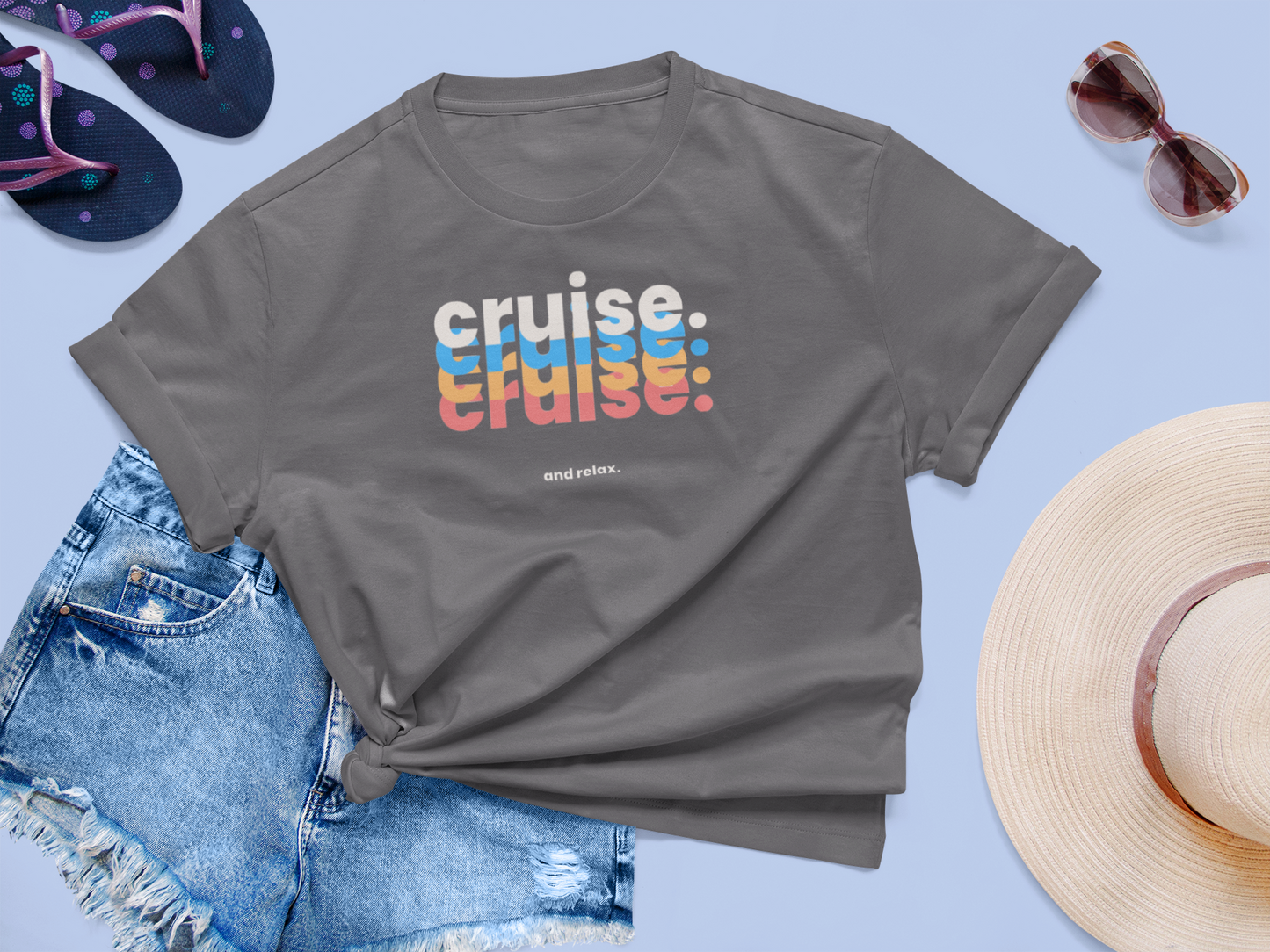 "Cruise and Relax" Softstyle T-Shirt